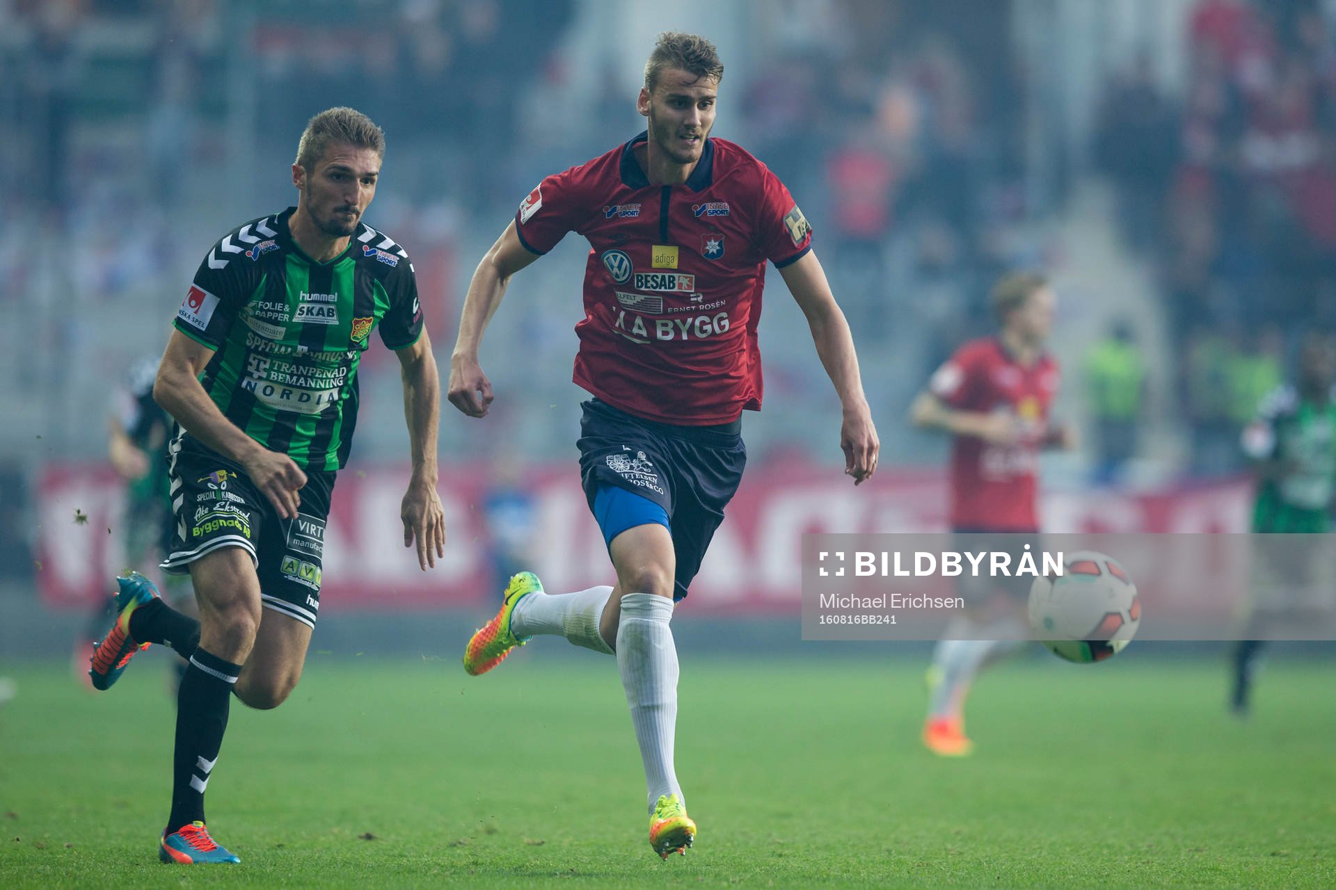 GAIS Dardan Rexhepi jagandes Örgrytes Johan Hammar