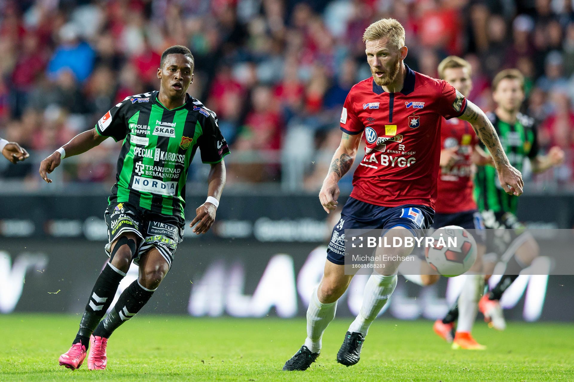 GAIS Luther Singh mot Örgrytes Fredrik Björck
