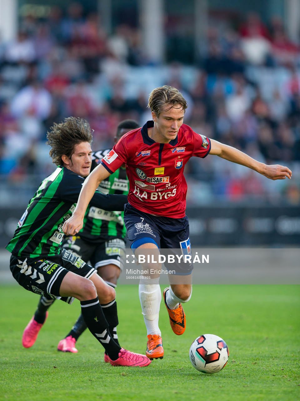GAIS Robin Book mot Örgrytes Jakob Lindström