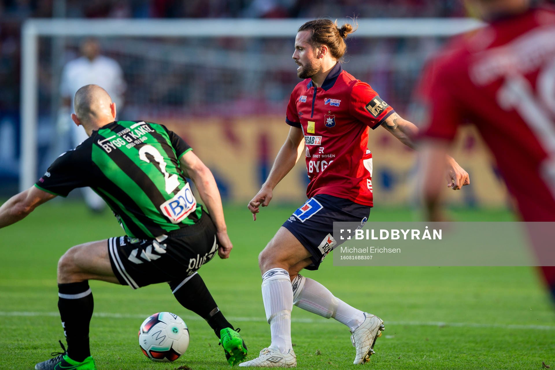 Örgrytes Hampus Bohman mot GAIS James Sinclair