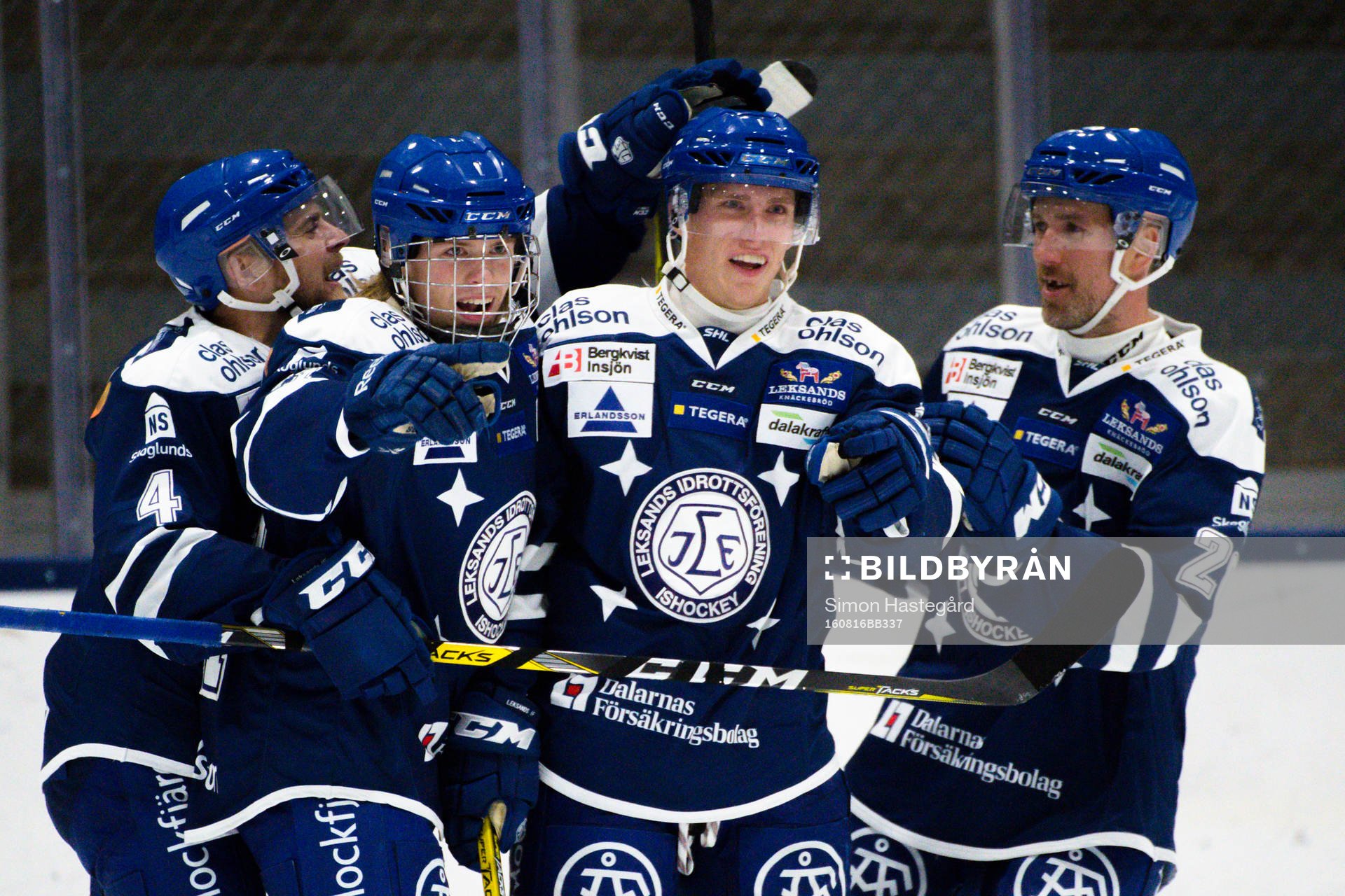 Leksands Matias Lassen jublar