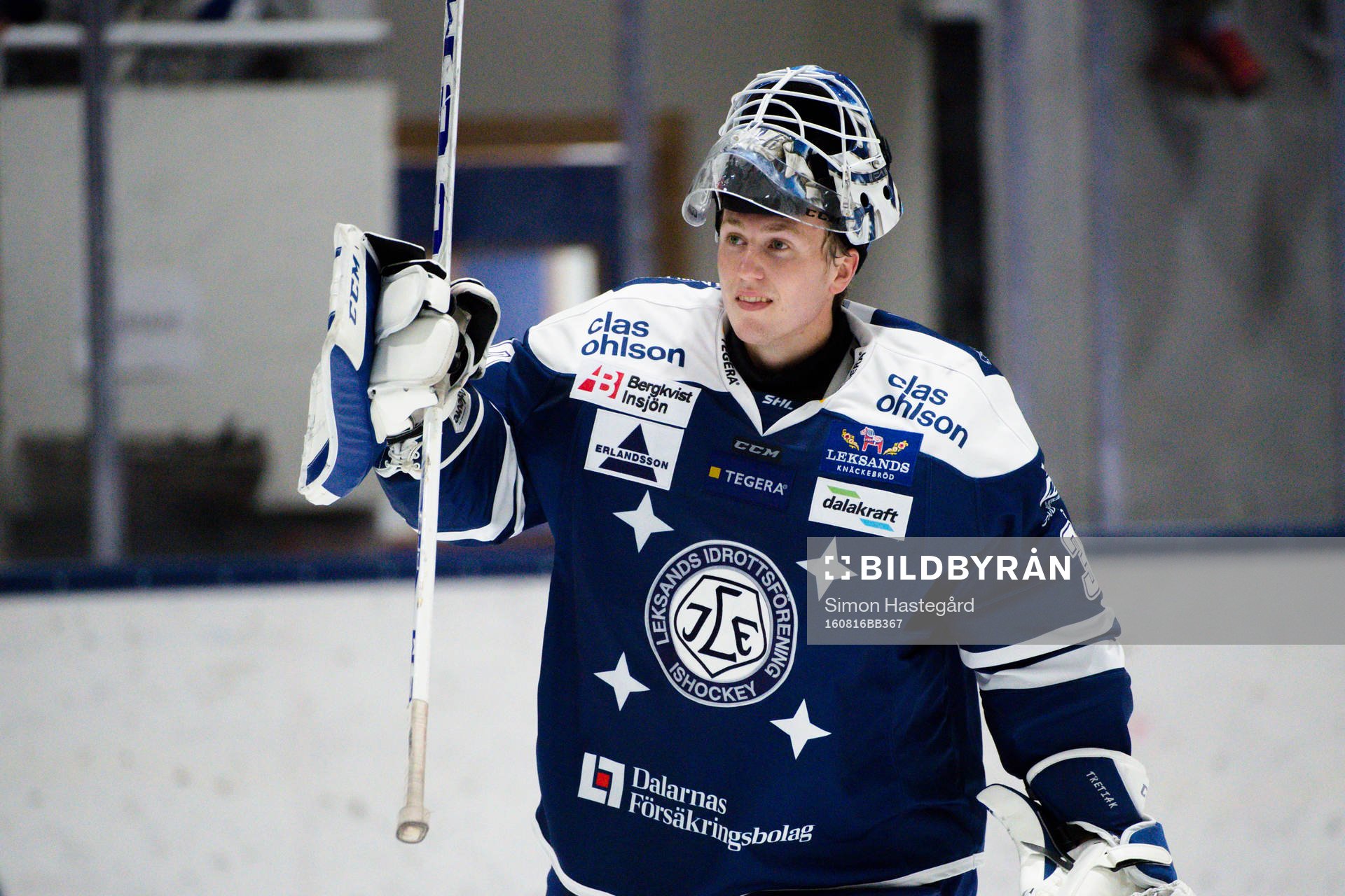 Leksands målvakt Henrik Haukeland