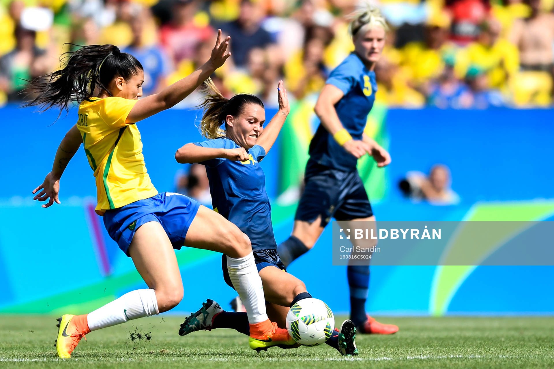 Brasiliens Beatriz och Sveriges Emilia Appelqvist