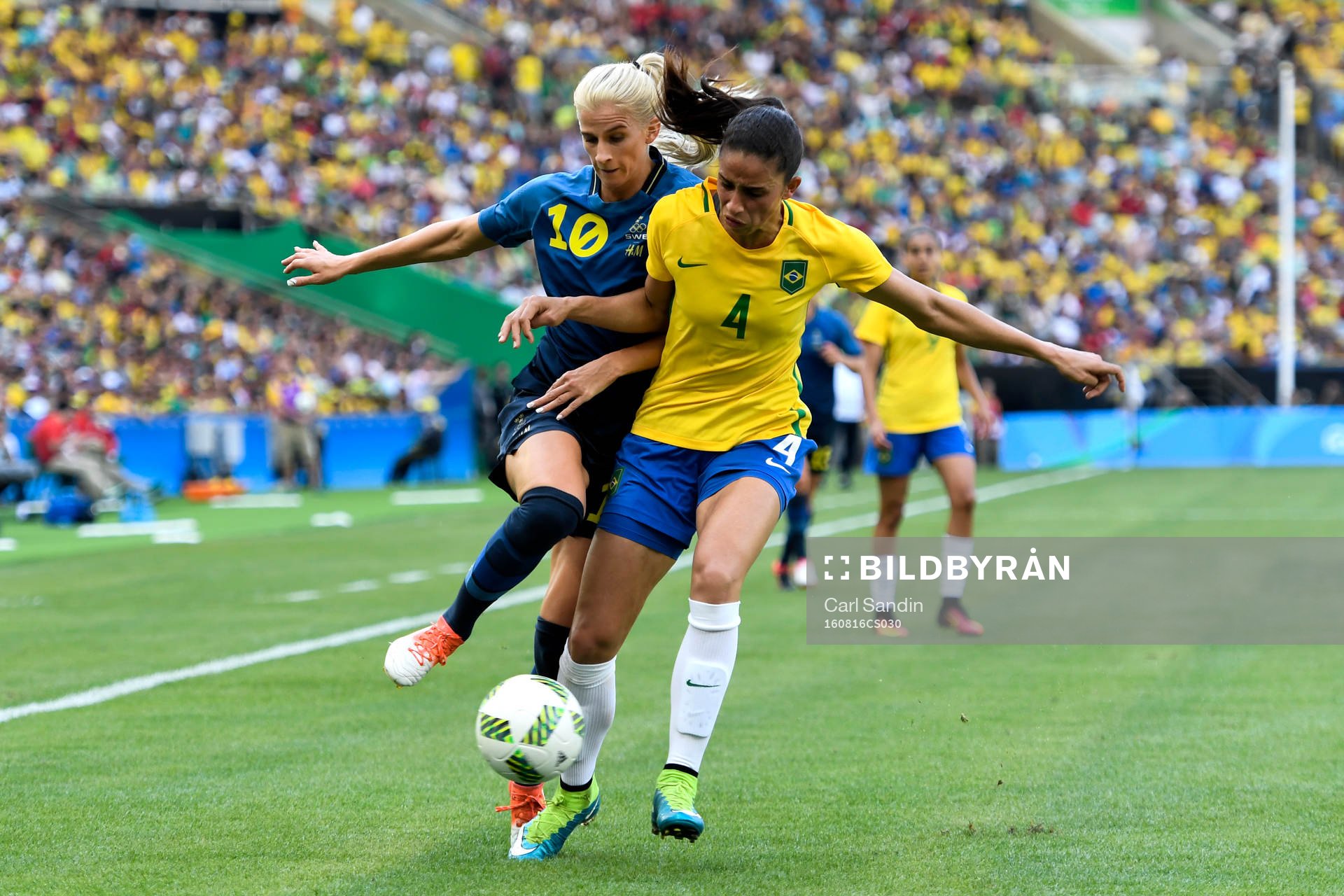 Sveriges Sofia Jakobsson och Brasiliens Rafaelle