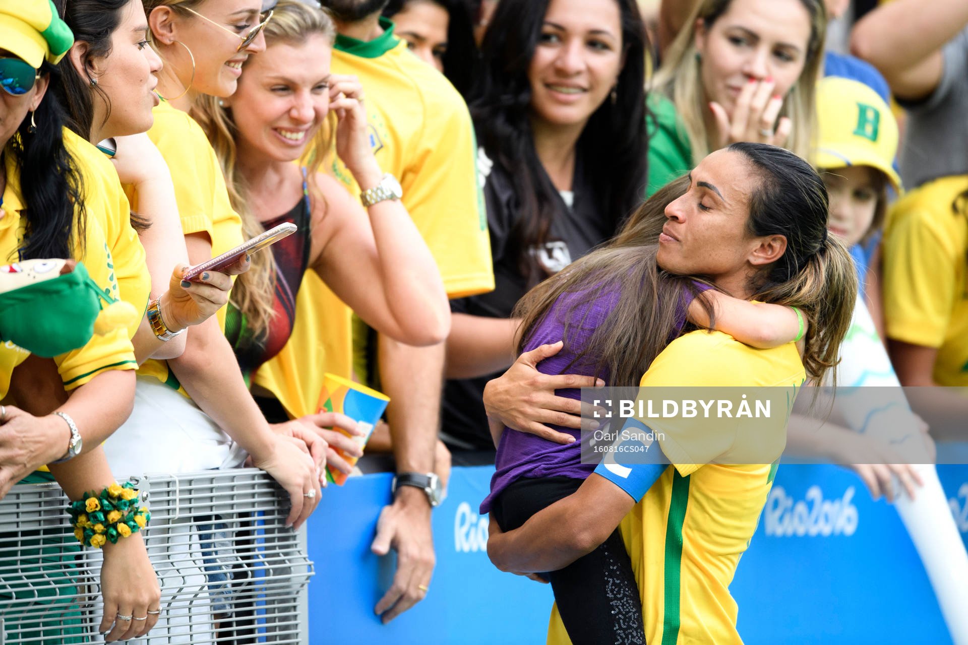 Brasiliens Marta hyllas av publiken