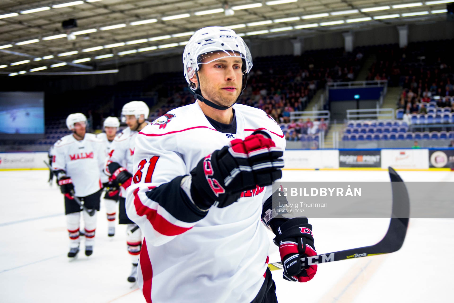 Malmö Redhawks Ilari Filppula jublar