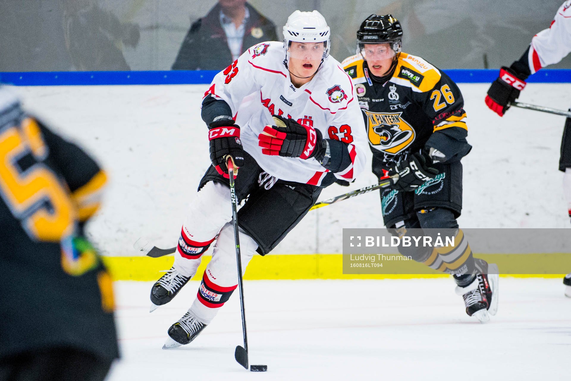 Malmö Redhawks Fredrik Händemark och Panterns Thom