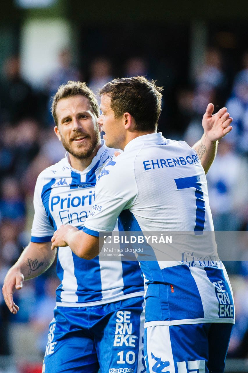 IFK Göteborgs Tobias Hysén och Mads Albeck, som gjorde