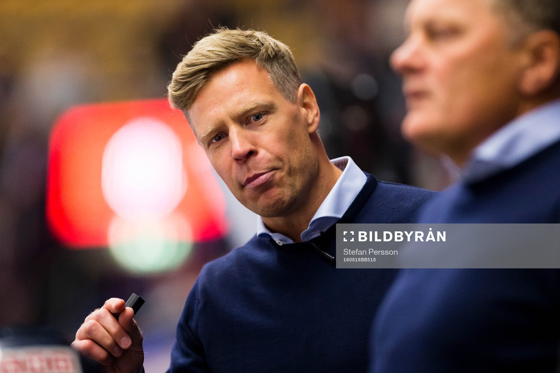 s assisterande tränare Nicklas Rahm och assisterande