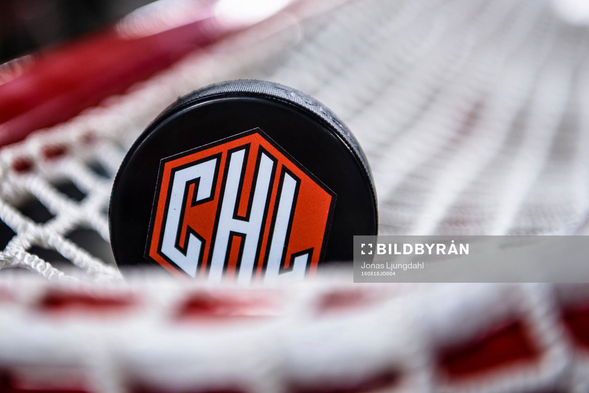 Matchpuck med CHL logga