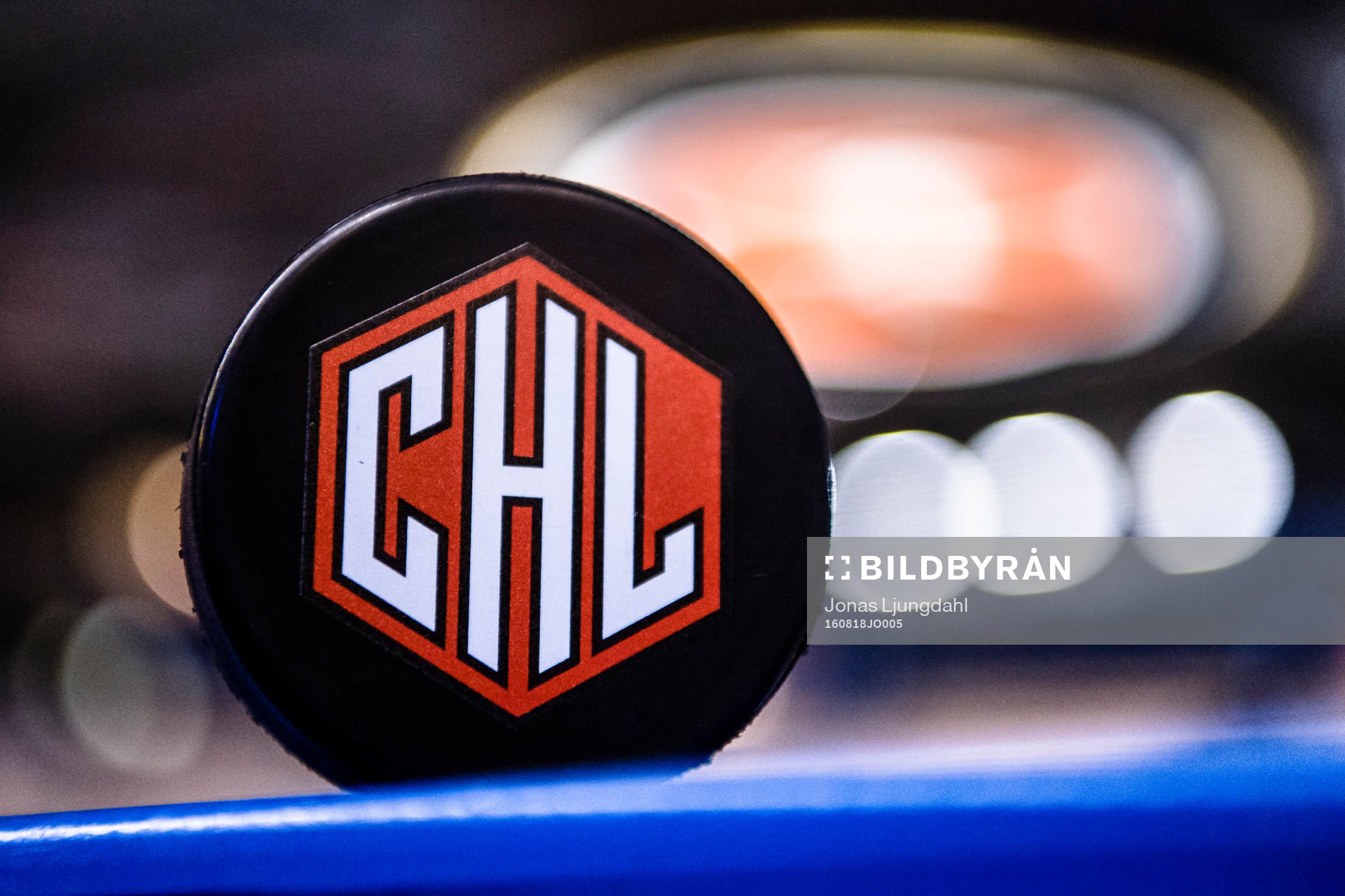 Matchpuck med CHL logga