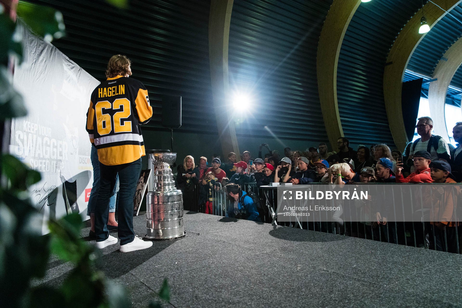 Carl Hagelin talar