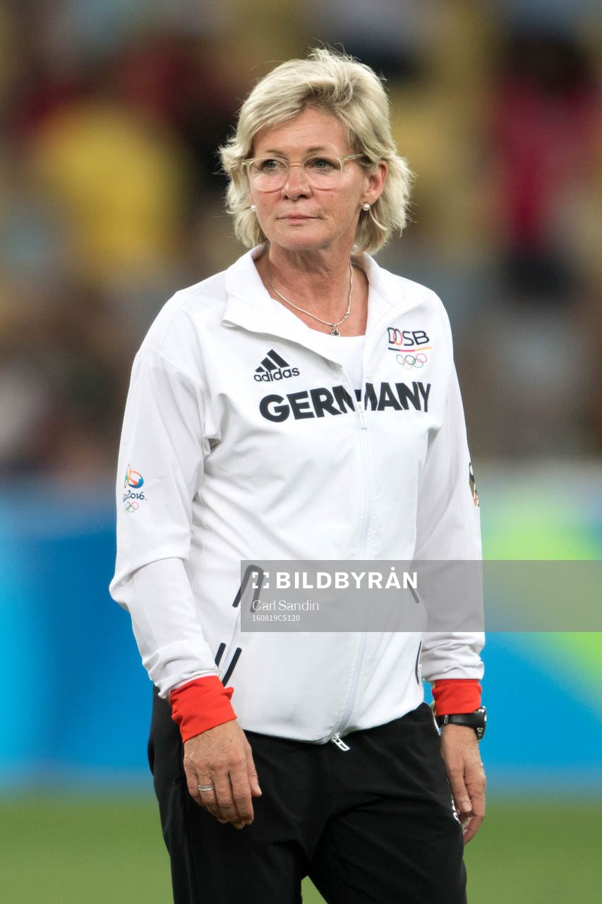 Tysklands förbundskapten Silvia Neid i fotbollsfinalen
