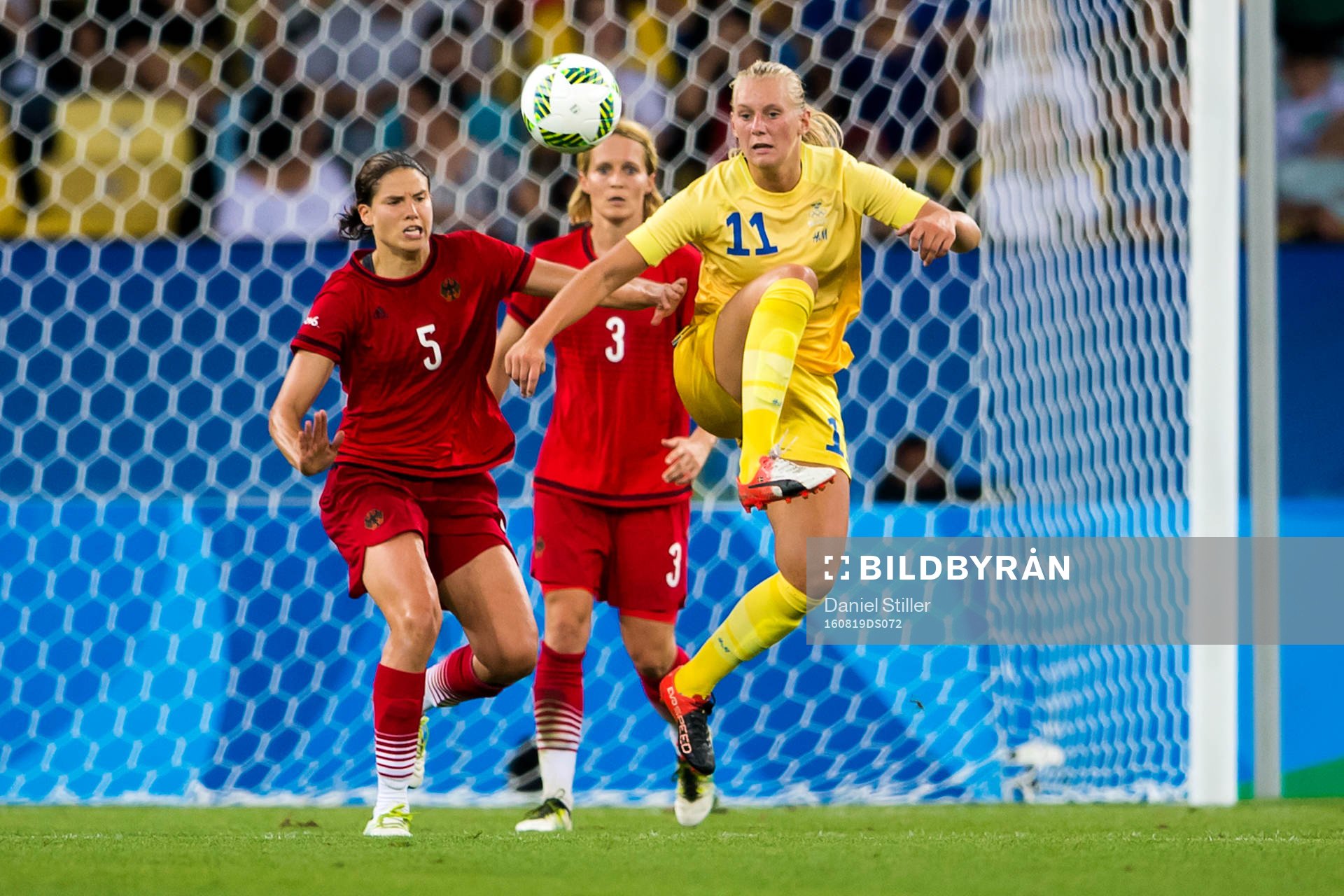 Sveriges Stina Blackstenius i fotbollsfinalen mellan