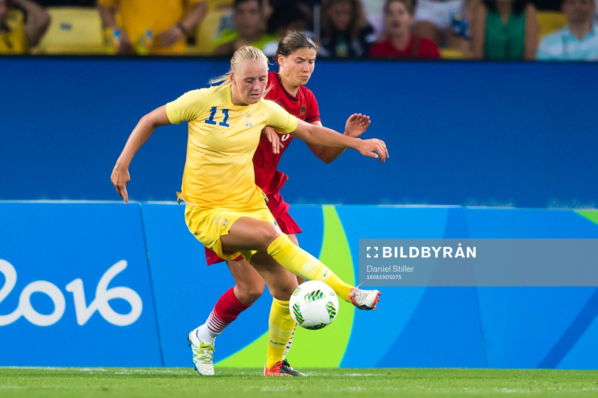 Sveriges Stina Blackstenius i fotbollsfinalen mellan