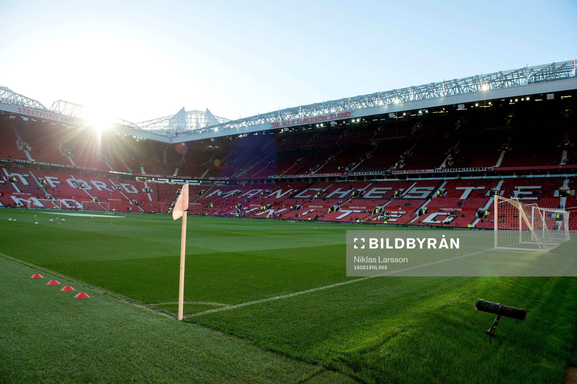 Interiör på Old Trafford
