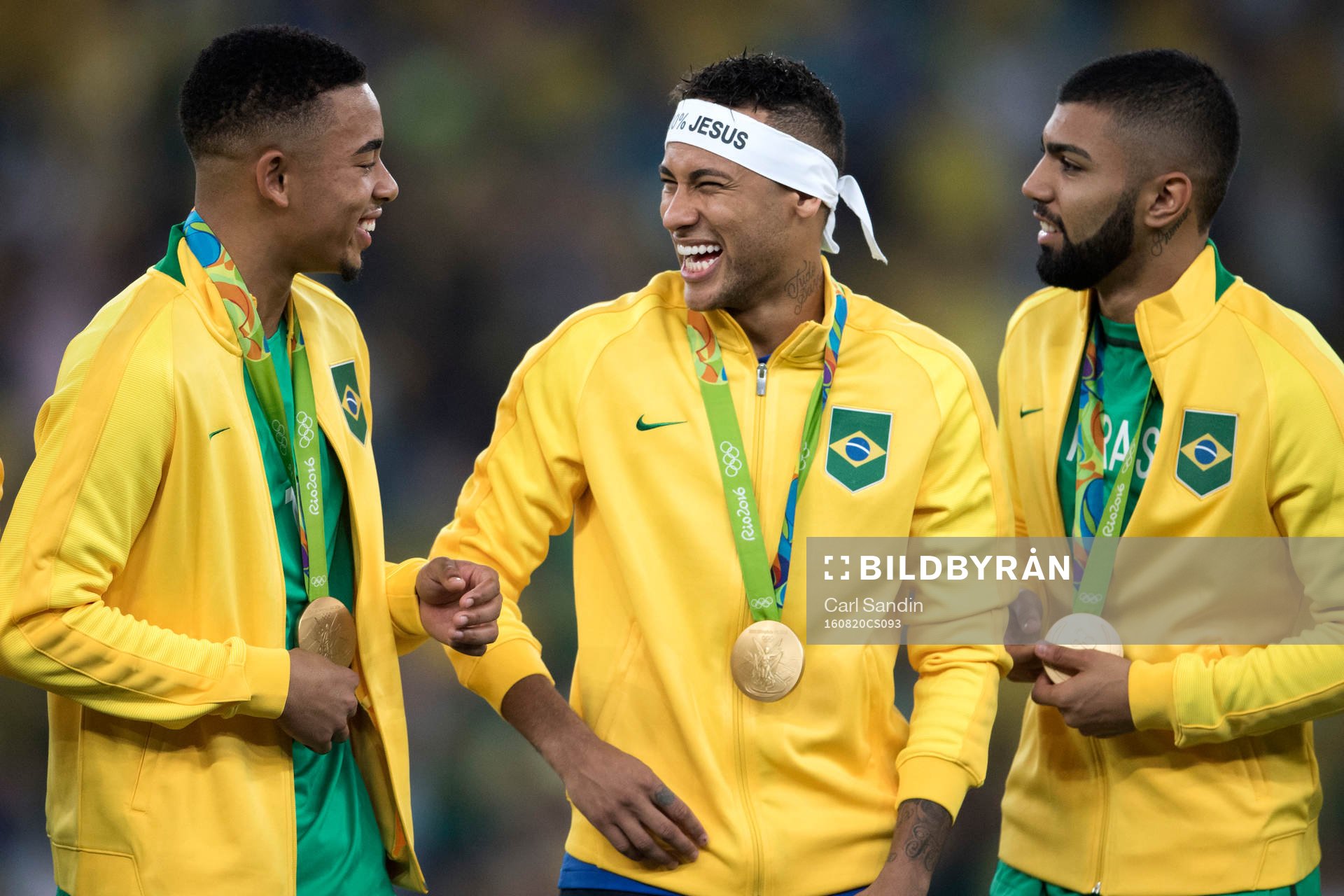 Brasiliens Neymar jublar