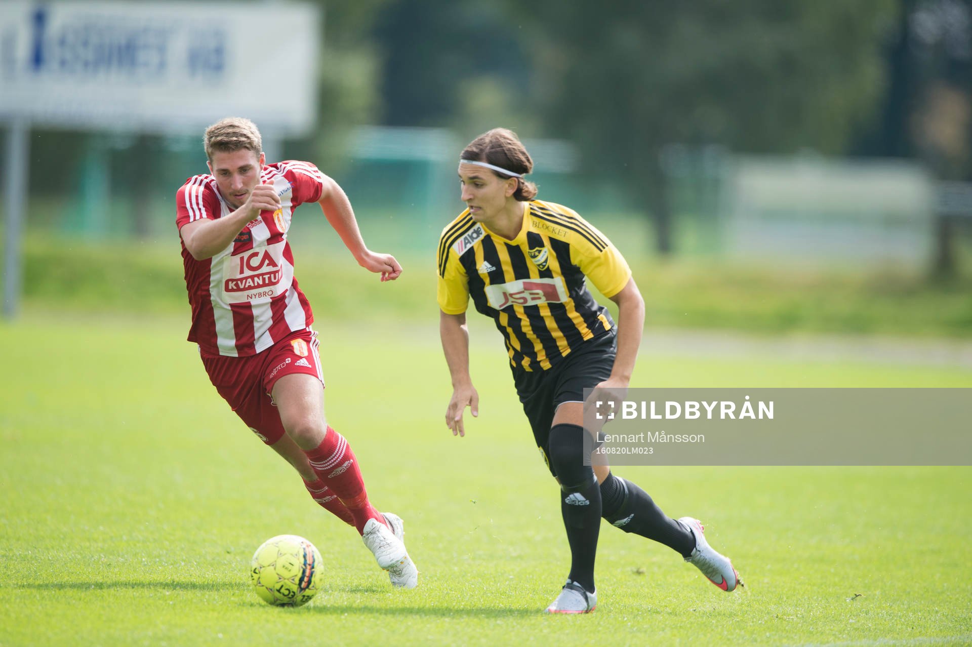 IFK Hässleholms Mert Yanev i matchen i division 2 mellan