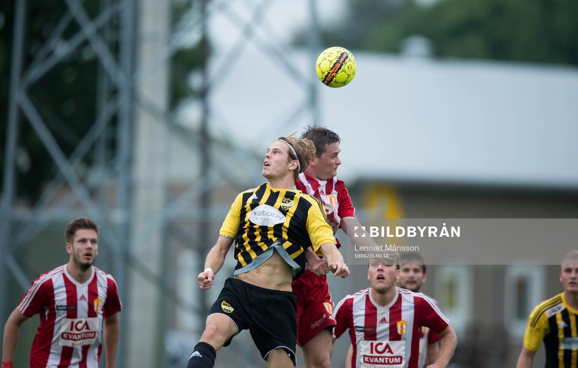 IFK Hässleholms Filip Ranmo i matchen i division 2 mellan