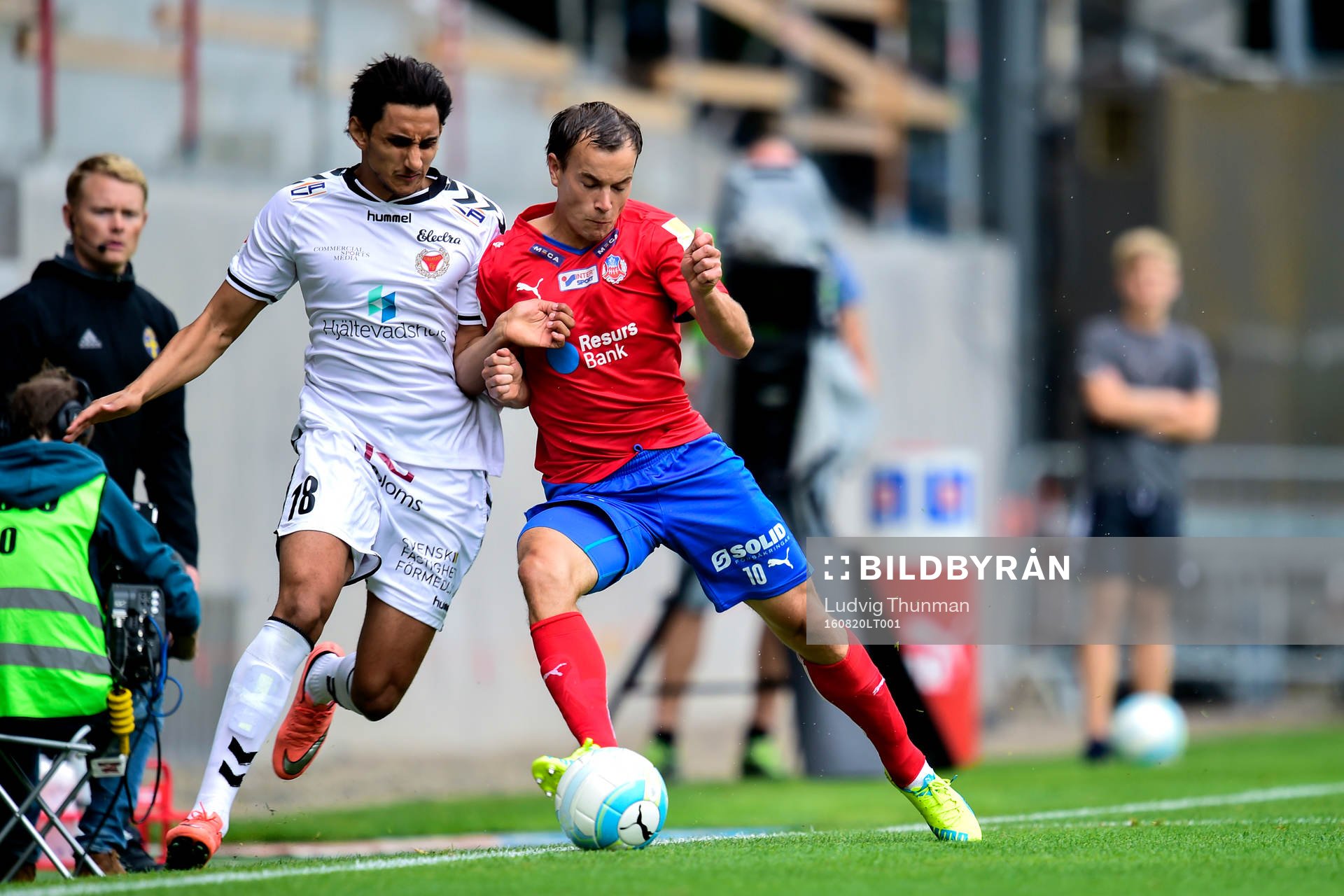 Kalmars Mahmoud Eid  och Helsingborgs Anton Wede