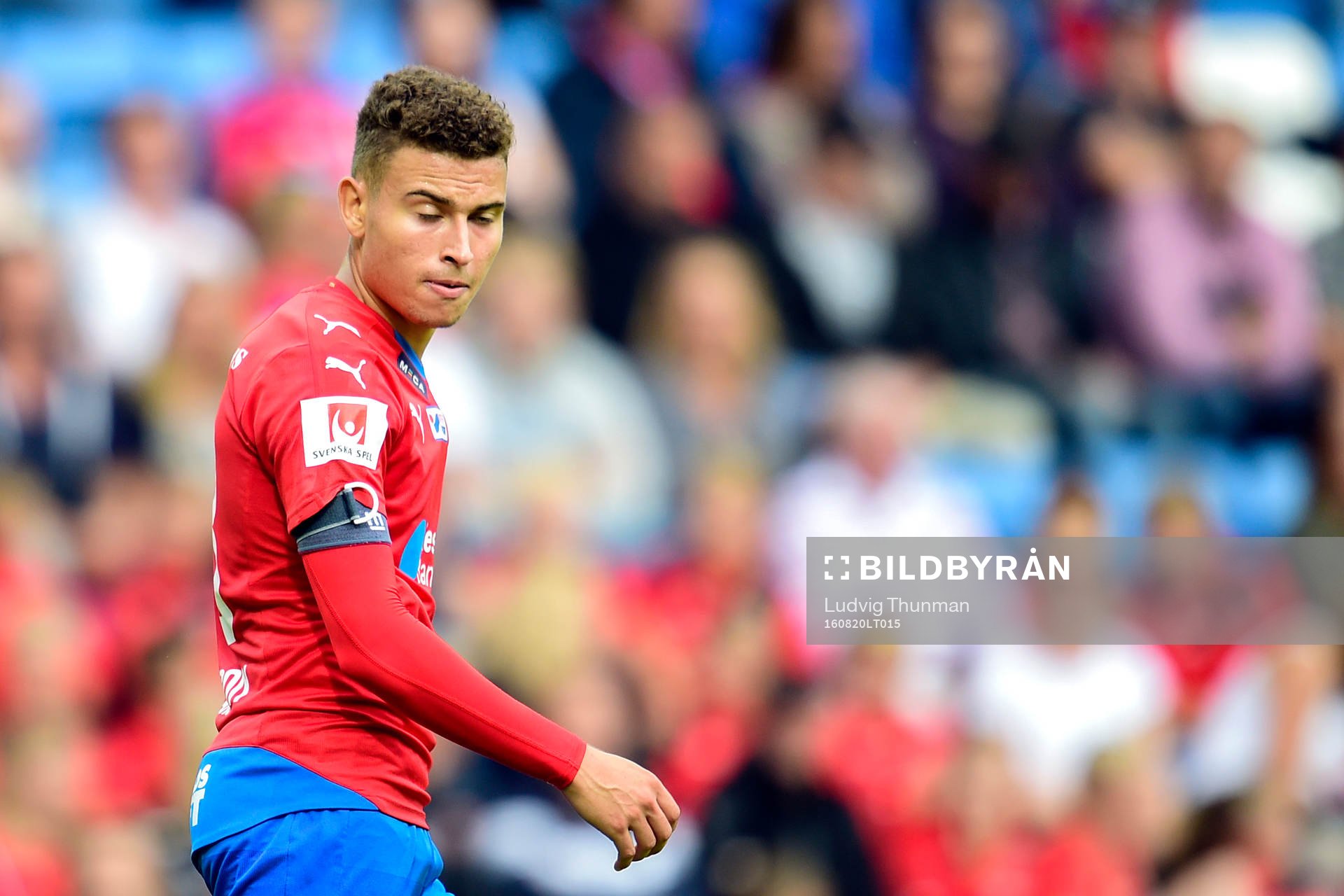 Helsingborgs Jordan Larsson deppar