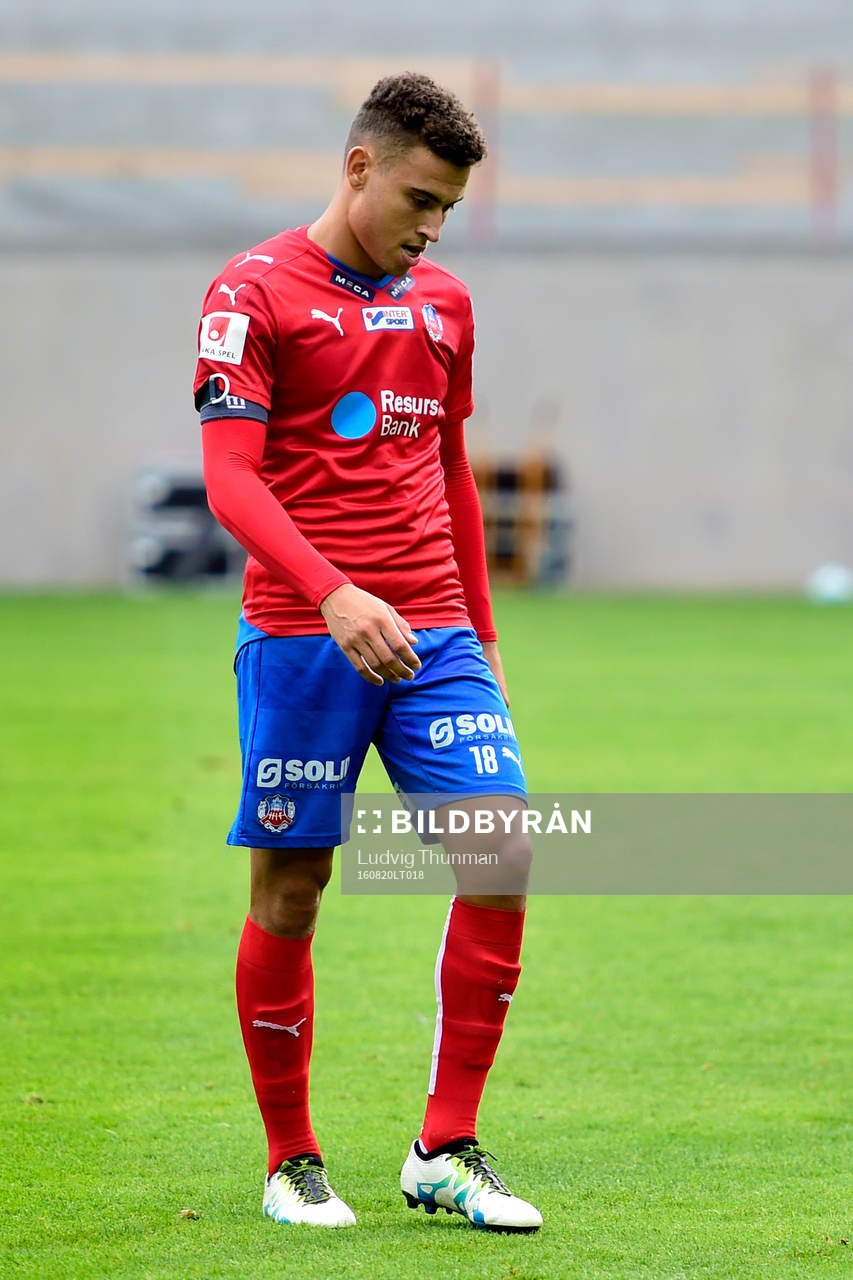 Helsingborgs Jordan Larsson deppar