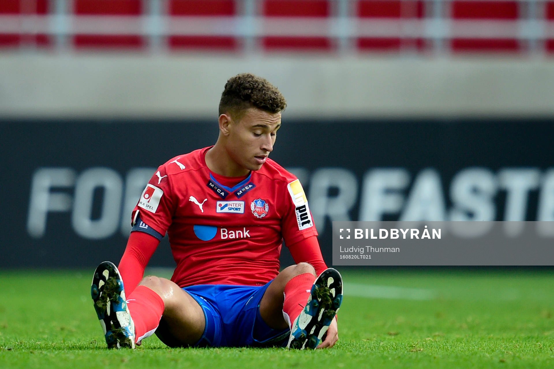 Helsingborgs Jordan Larsson deppar