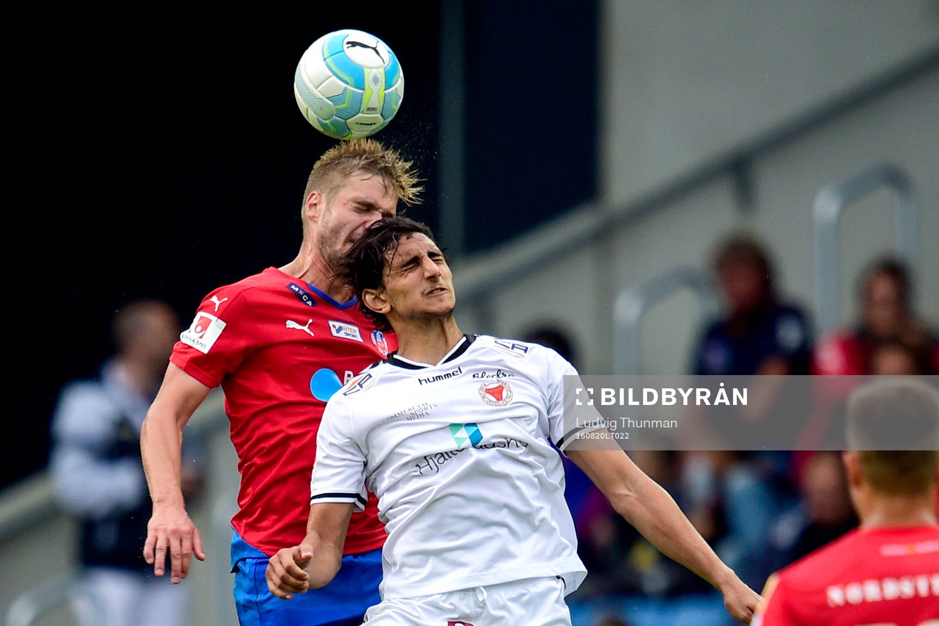 Kalmars Mahmoud Eid  och Helsingborgs Johan Mårtensson