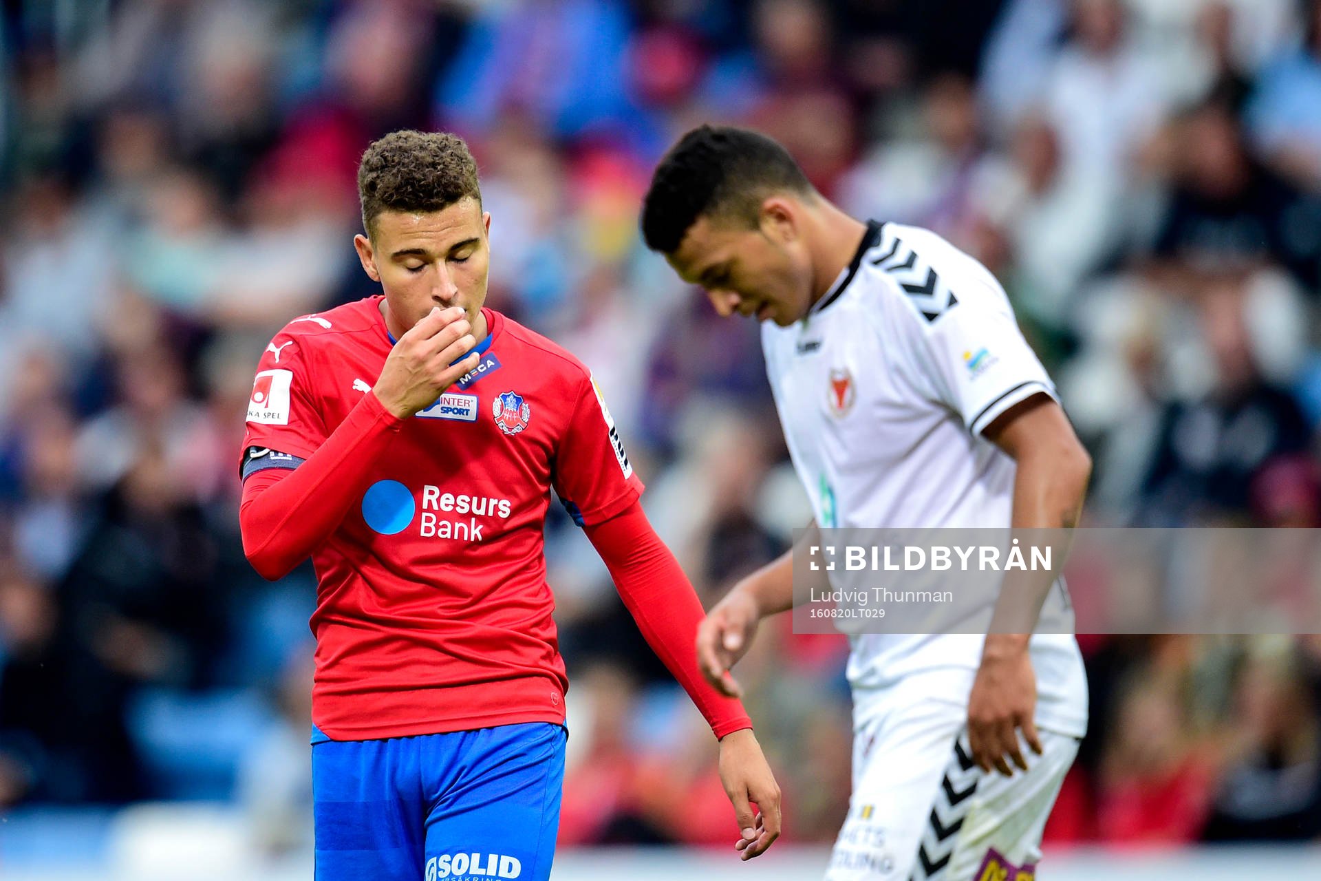 Helsingborgs Jordan Larsson deppar