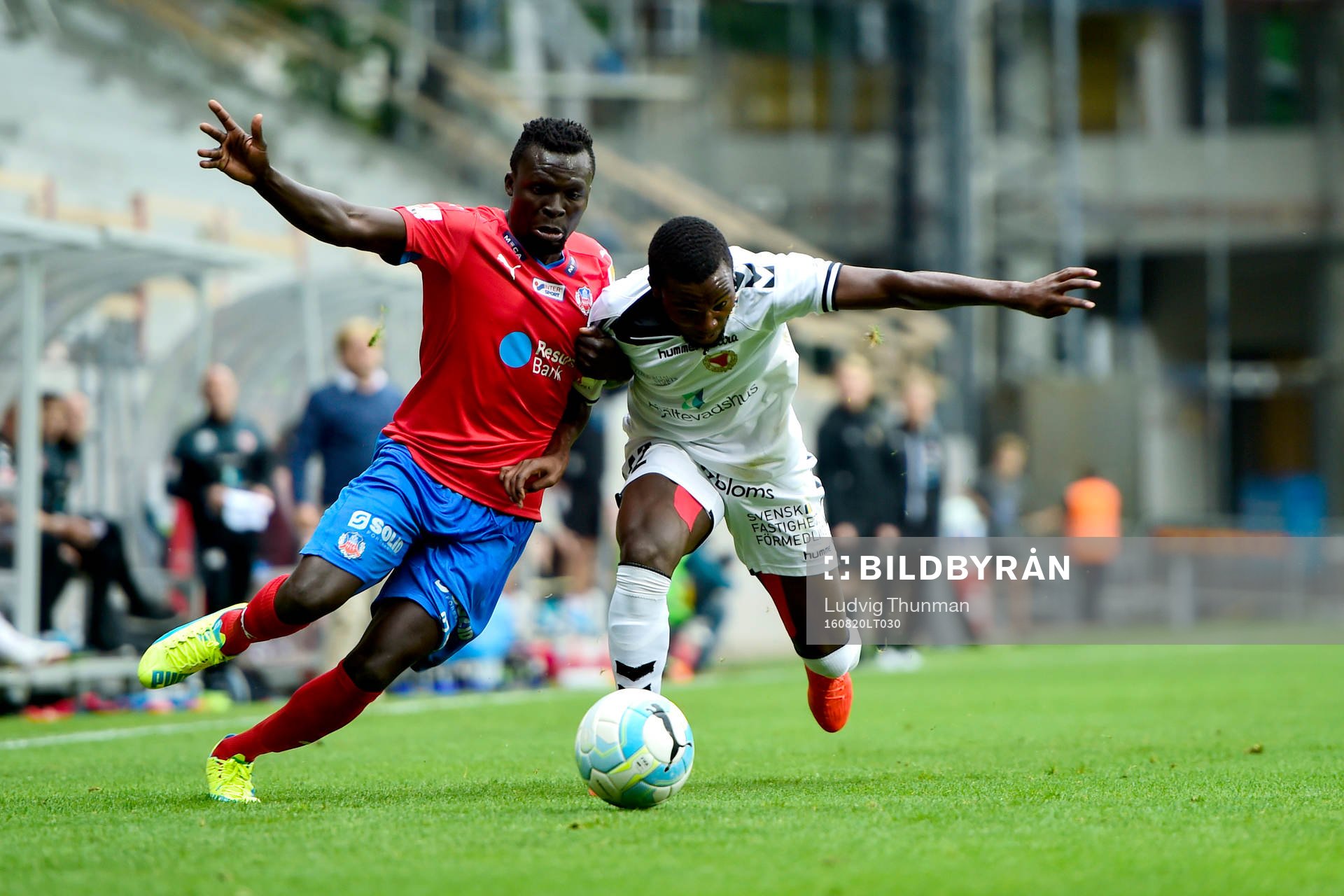 Helsingborgs Lalawélé Atakora och Kalmars Lumala Abdu