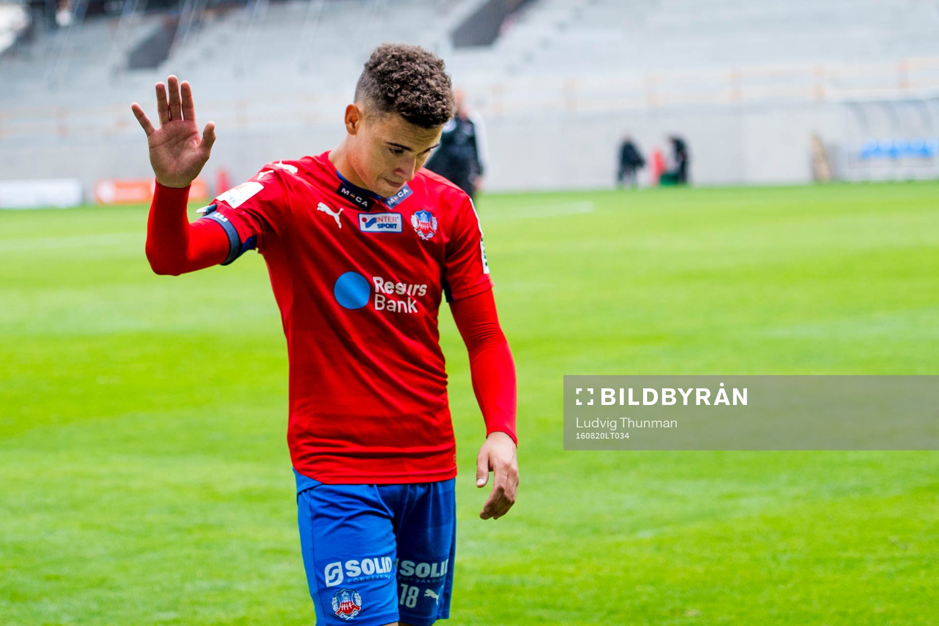 Helsingborgs Jordan Larsson deppar