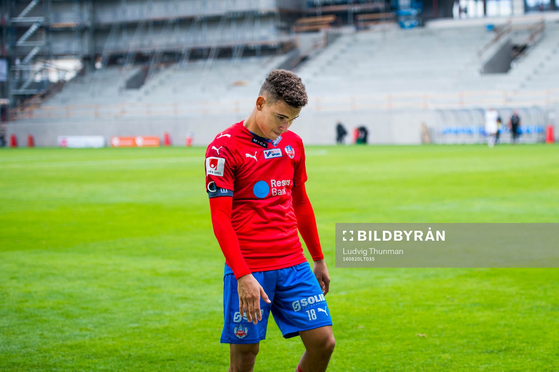 Helsingborgs Jordan Larsson deppar