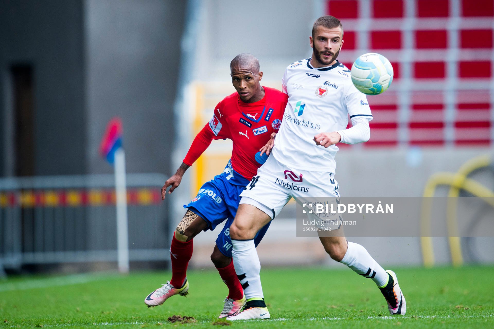 Helsingborgs Amethyst Bradley Ralani och Kalmars Filip