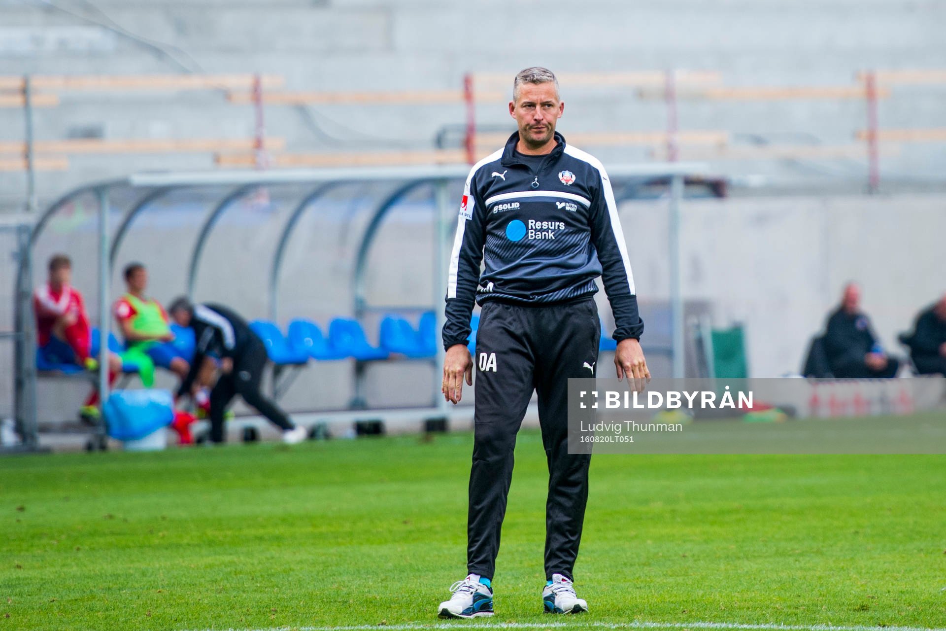 Helsingborgs målvaktstränare Daniel Andersson deppar