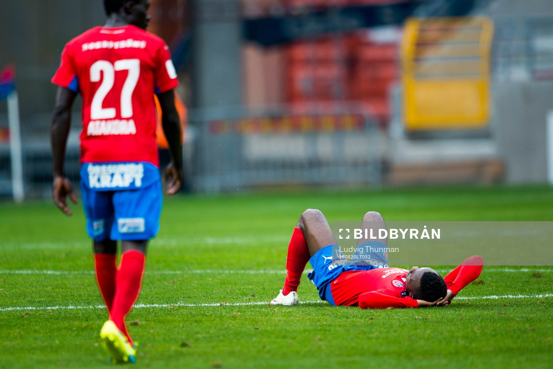 Helsingborgs Monday Samuel och Lalawélé Atakora deppar