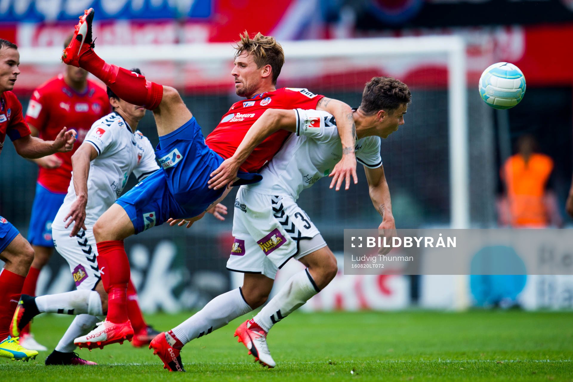 Helsingborgs Martin Christensen och Kalmars Herman Hallberg