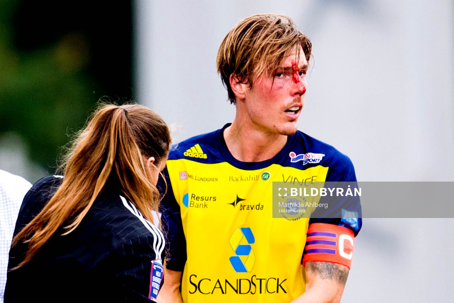 Ängelholms Marcus Bergholtz blöder