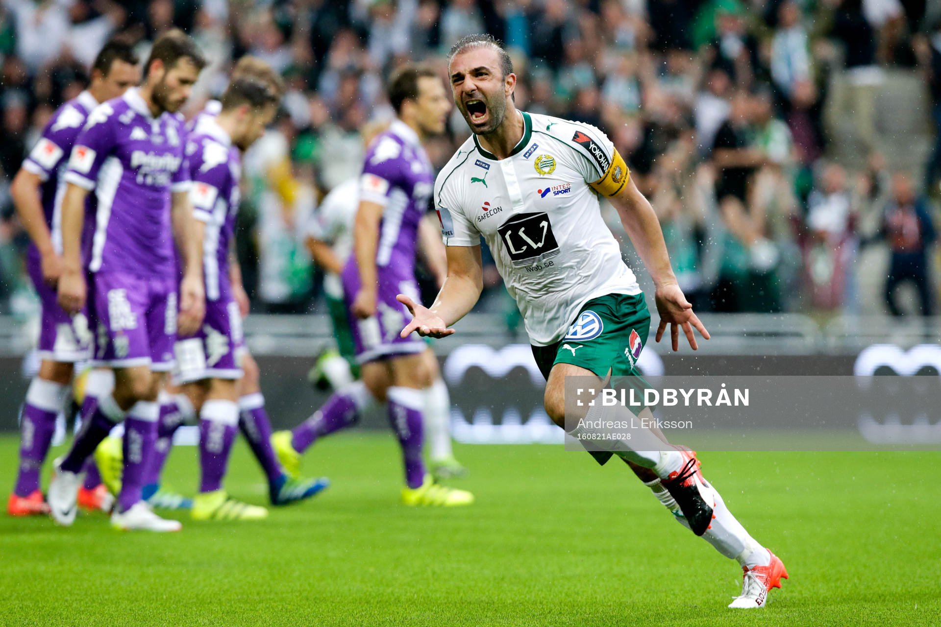 Hammarbys Kennedy Bakircioglu jublar