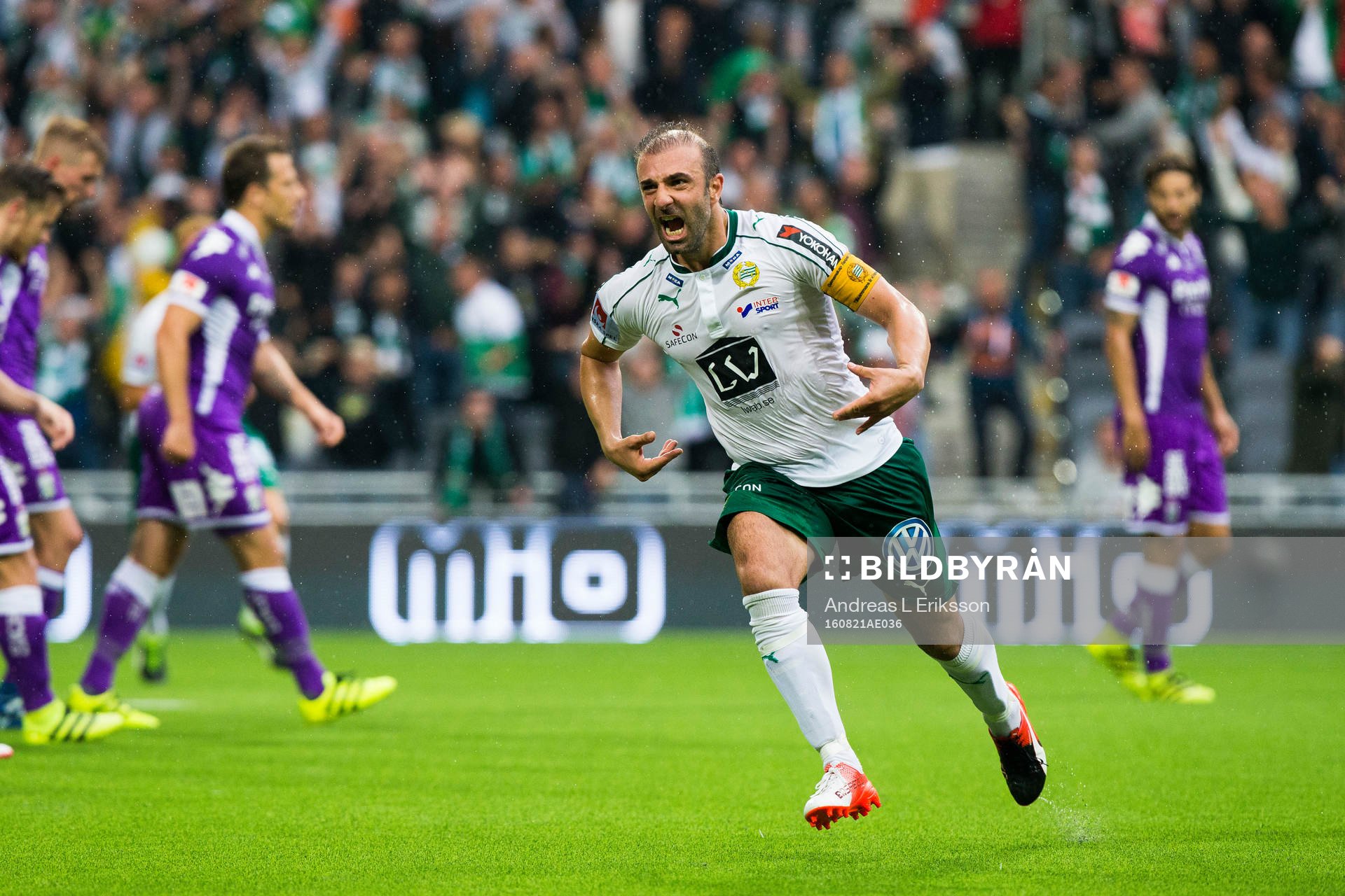 Hammarbys Kennedy Bakircioglu jublar