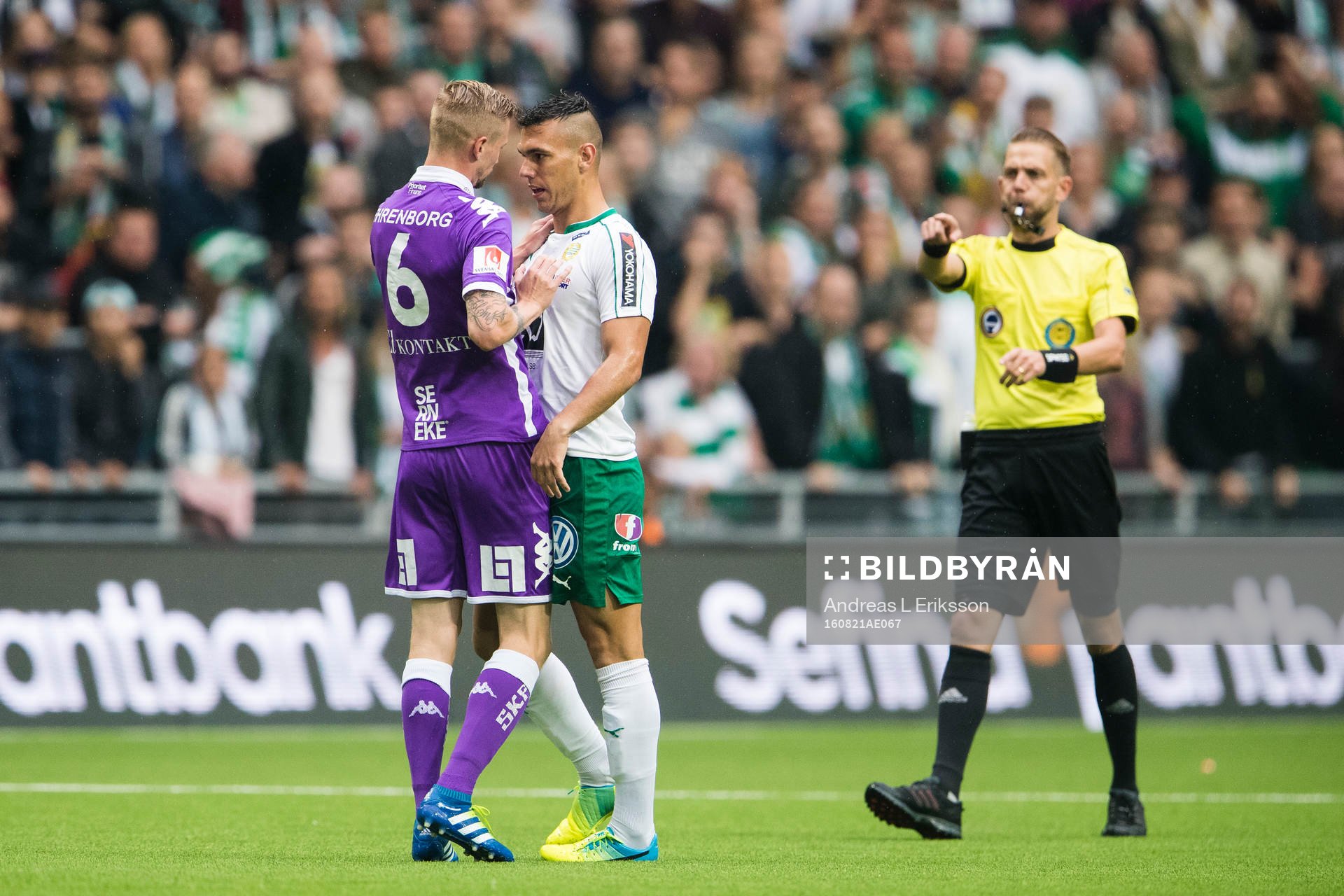 IFK Göteborgs Sebastian Eriksson och Hammarbys Alexssander