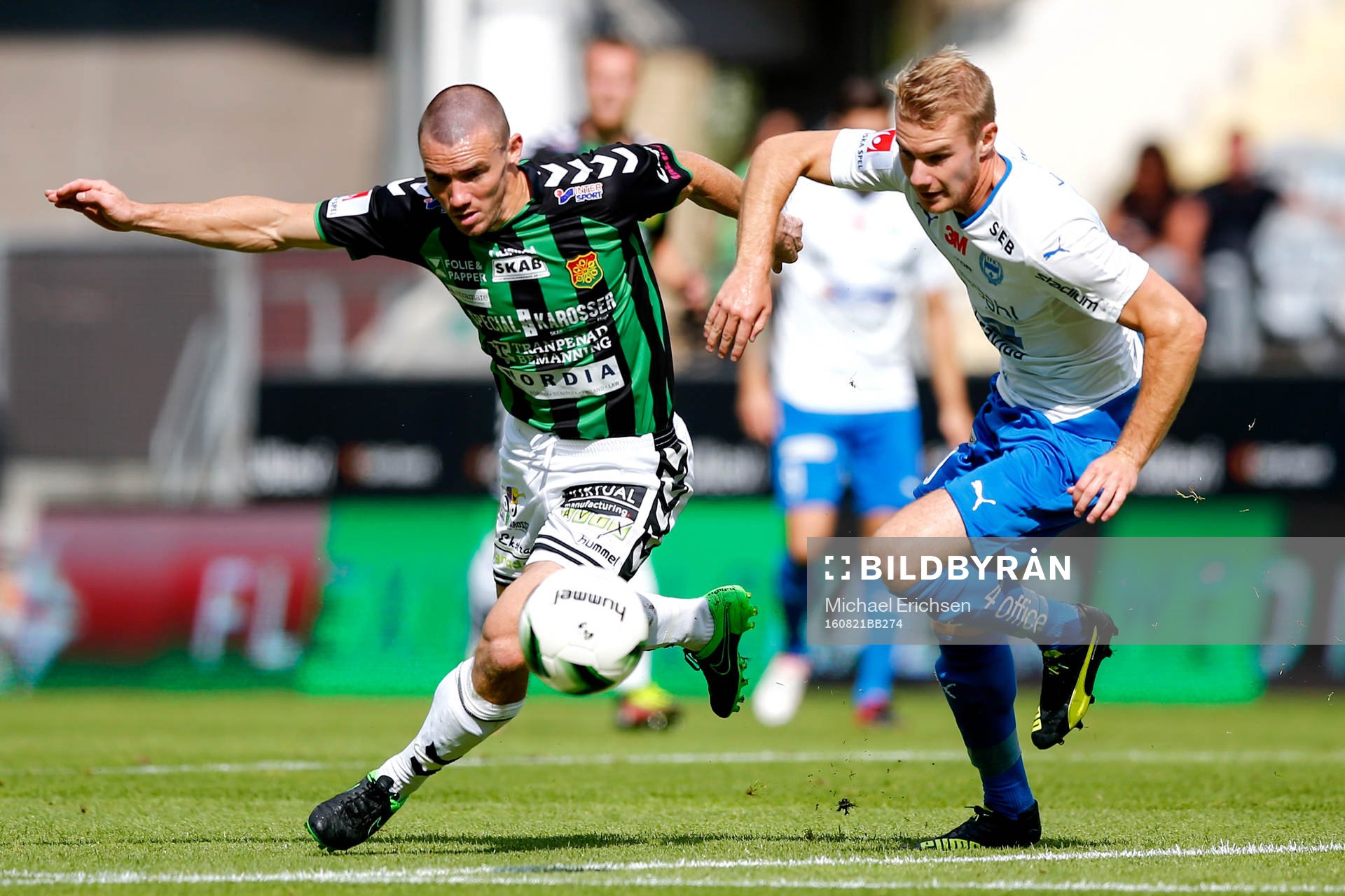 GAIS James Sinclair och Värnamos Freddy Winst
