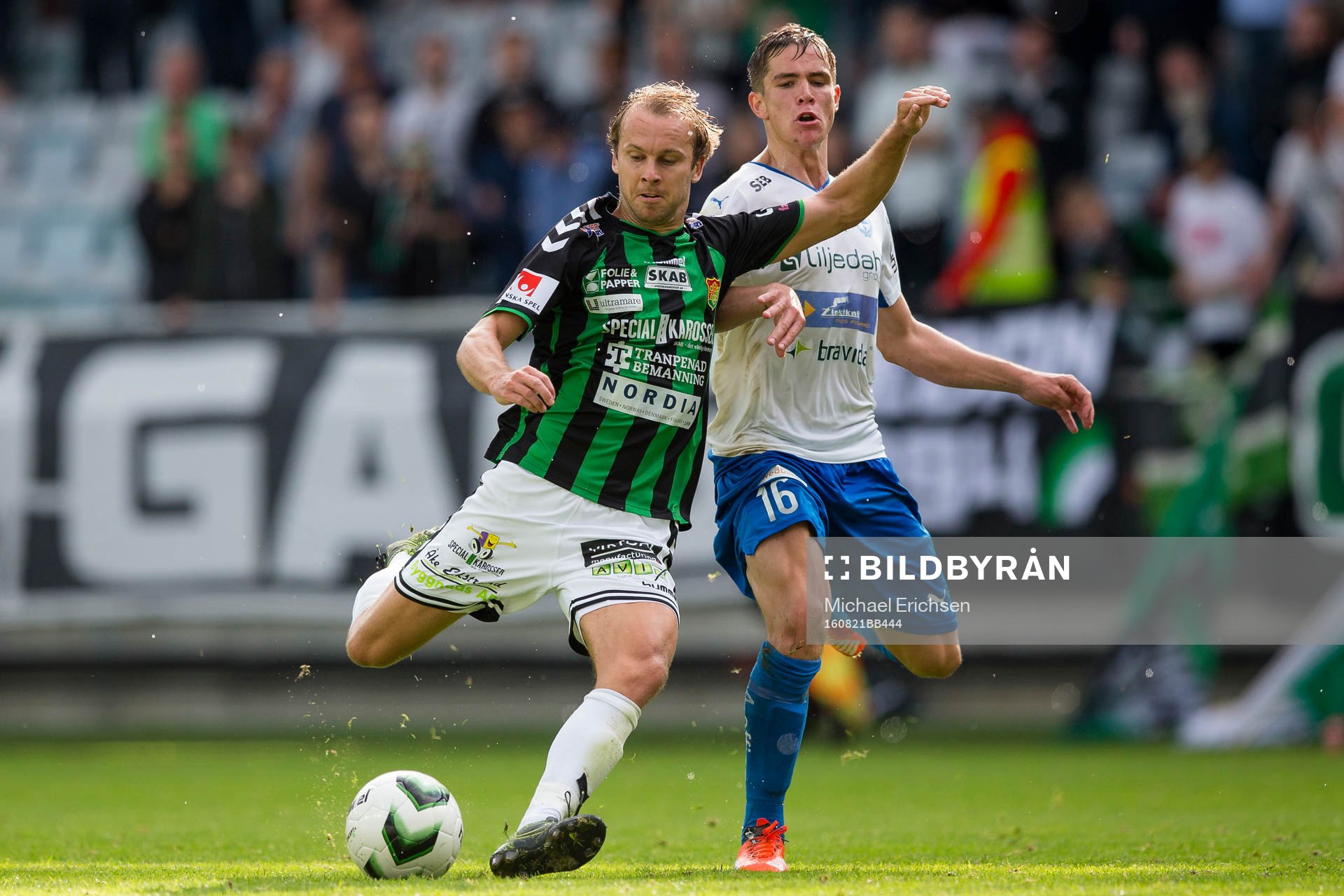 GAIS Craig Henderson skjuter ett skott