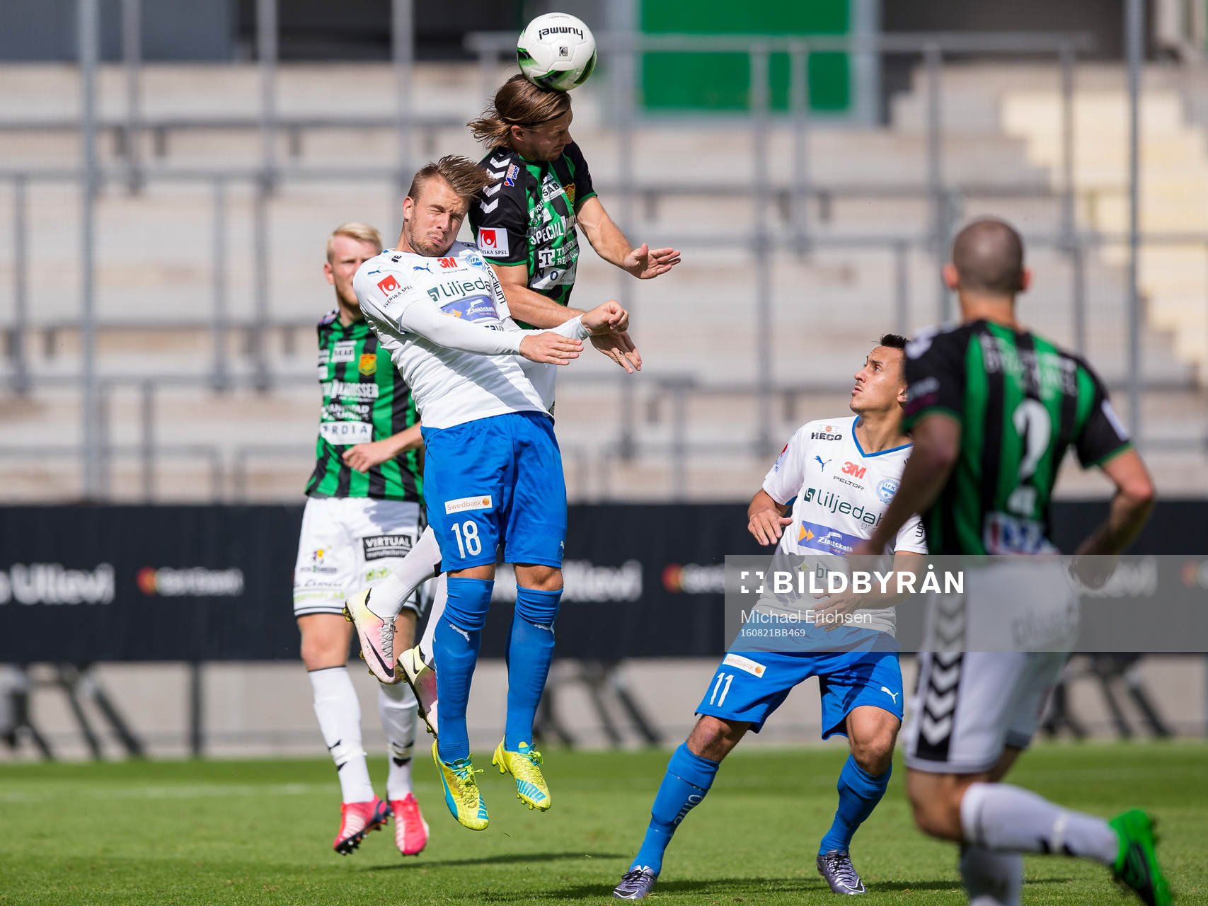 GAIS Danny Ervik vinner en nickduell mot Värnamos  Simon
