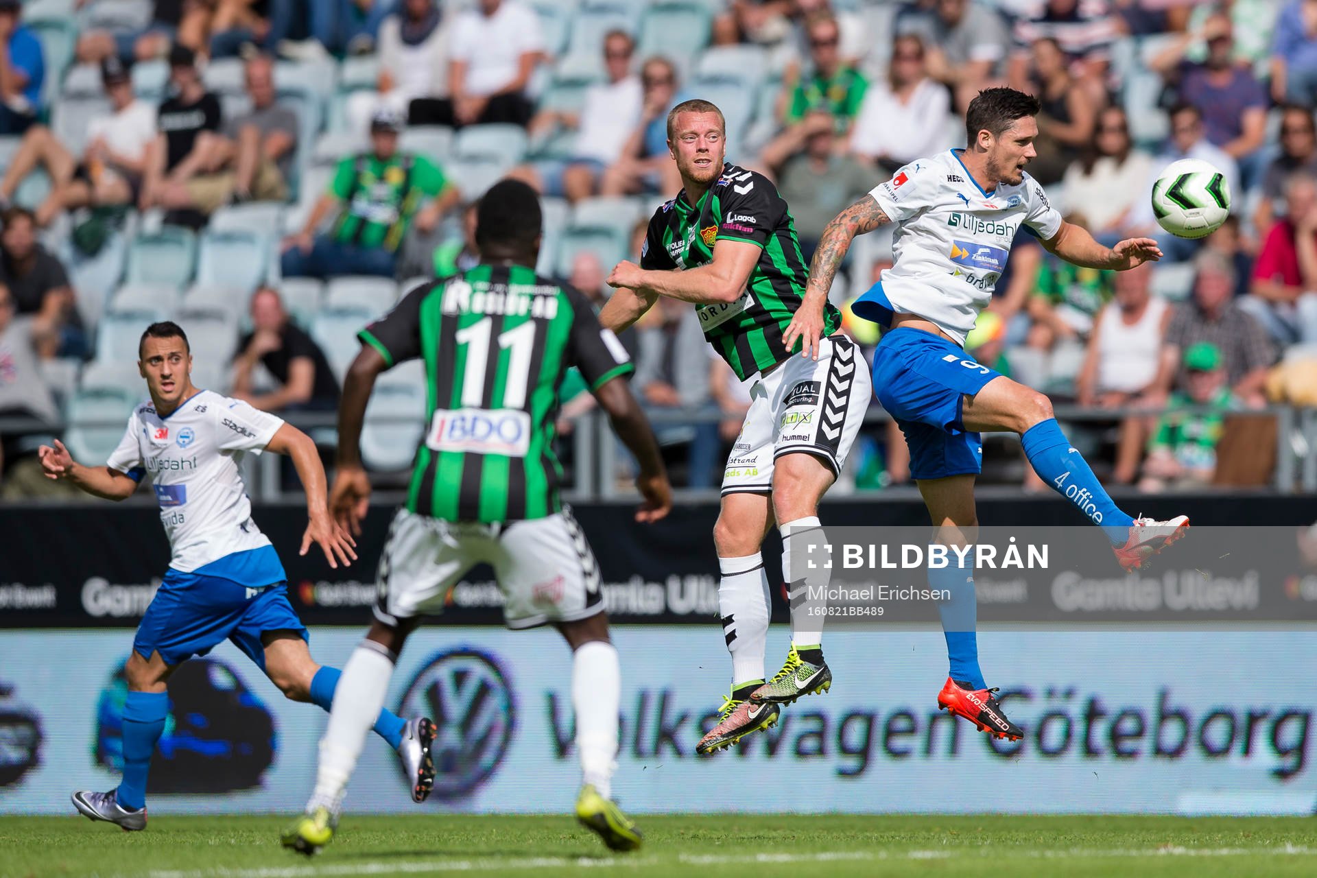 GAIS Björn Andersson i nickduell med Värnamos Pär