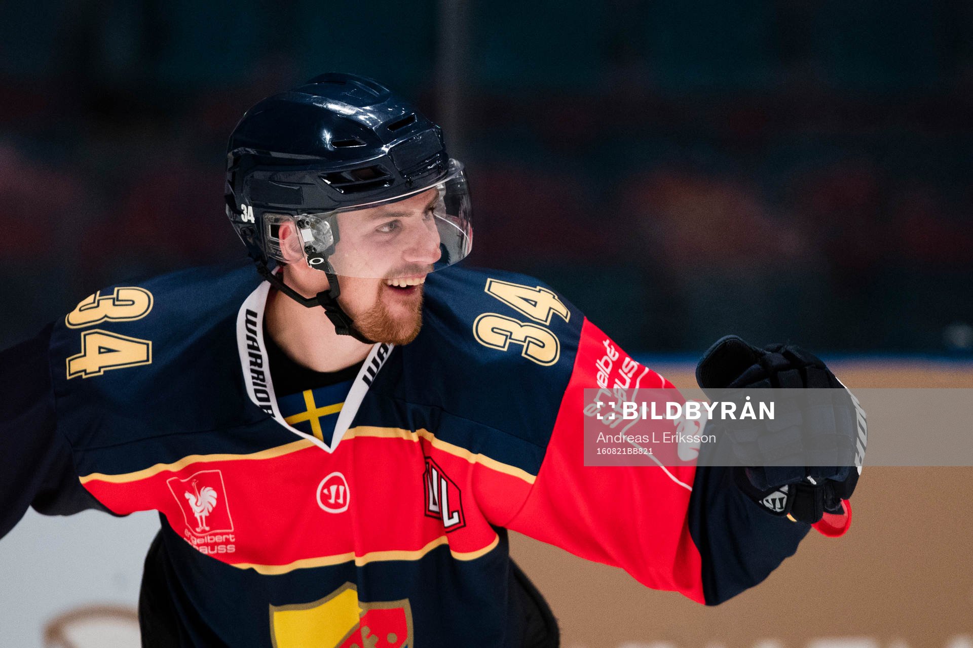 Djurgårdens Daniel Brodin jublar