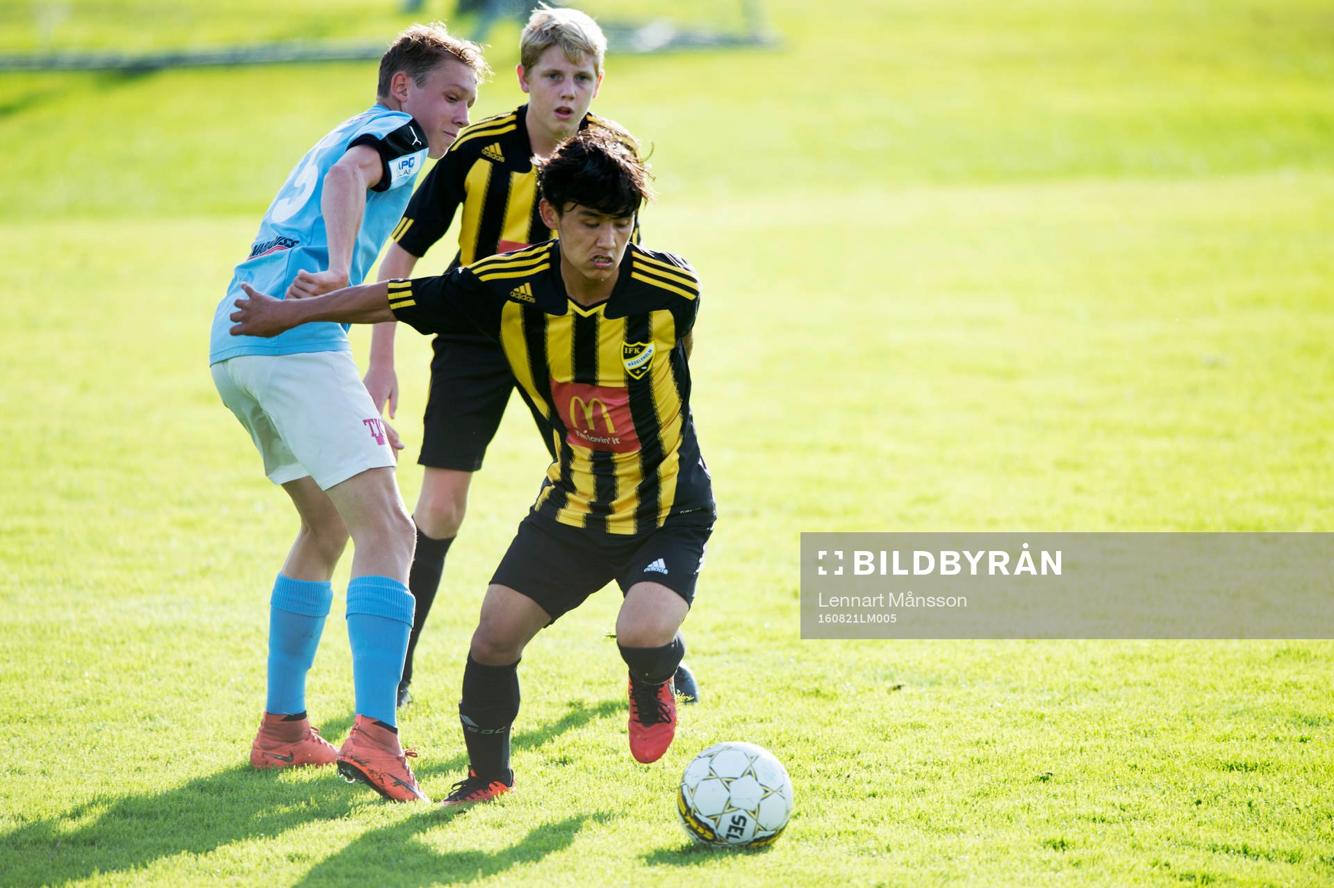 i matchen för pojkar födda 2000 mellan IFK Hässleholm