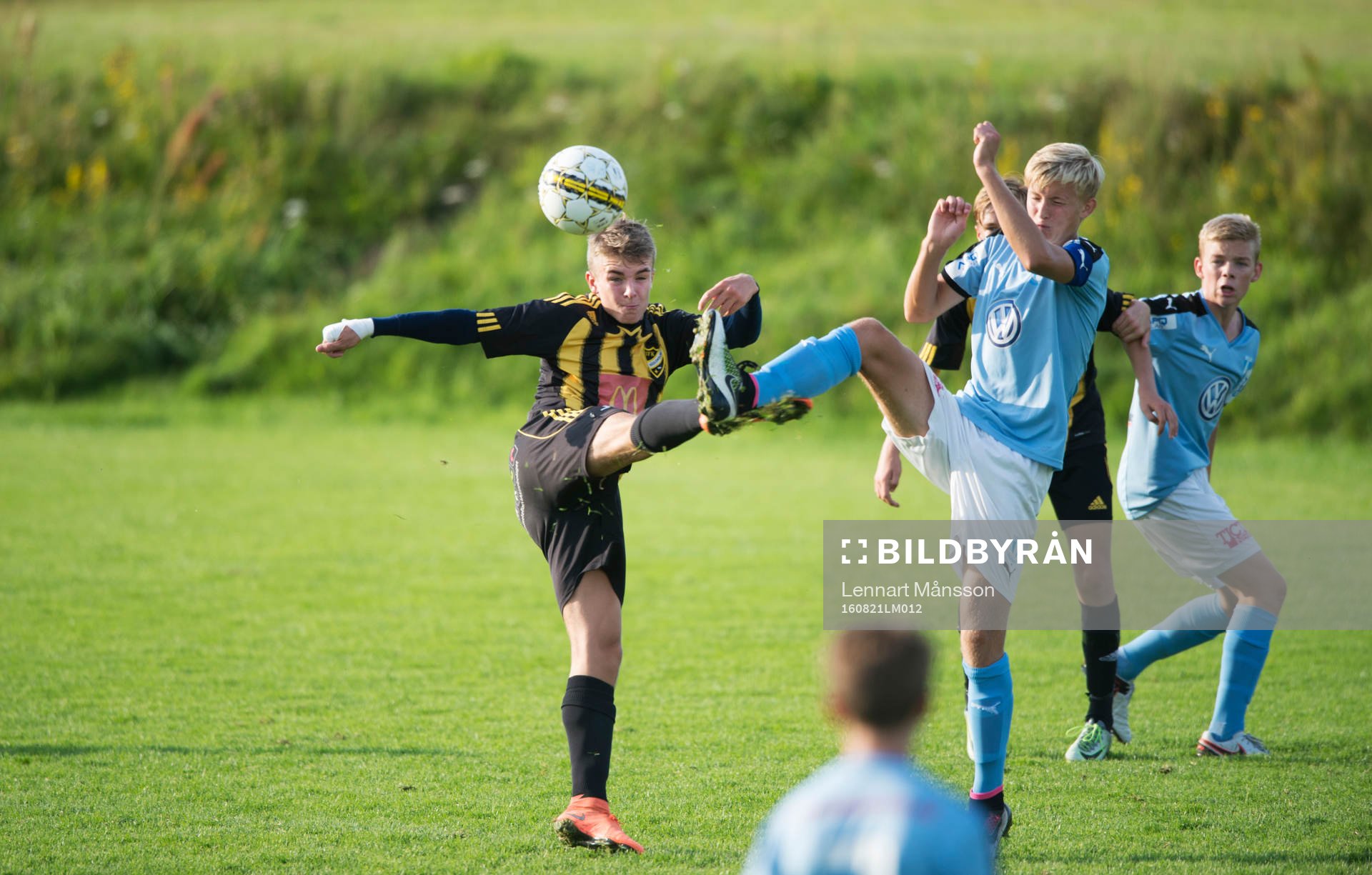 i matchen för pojkar födda 2000 mellan IFK Hässleholm