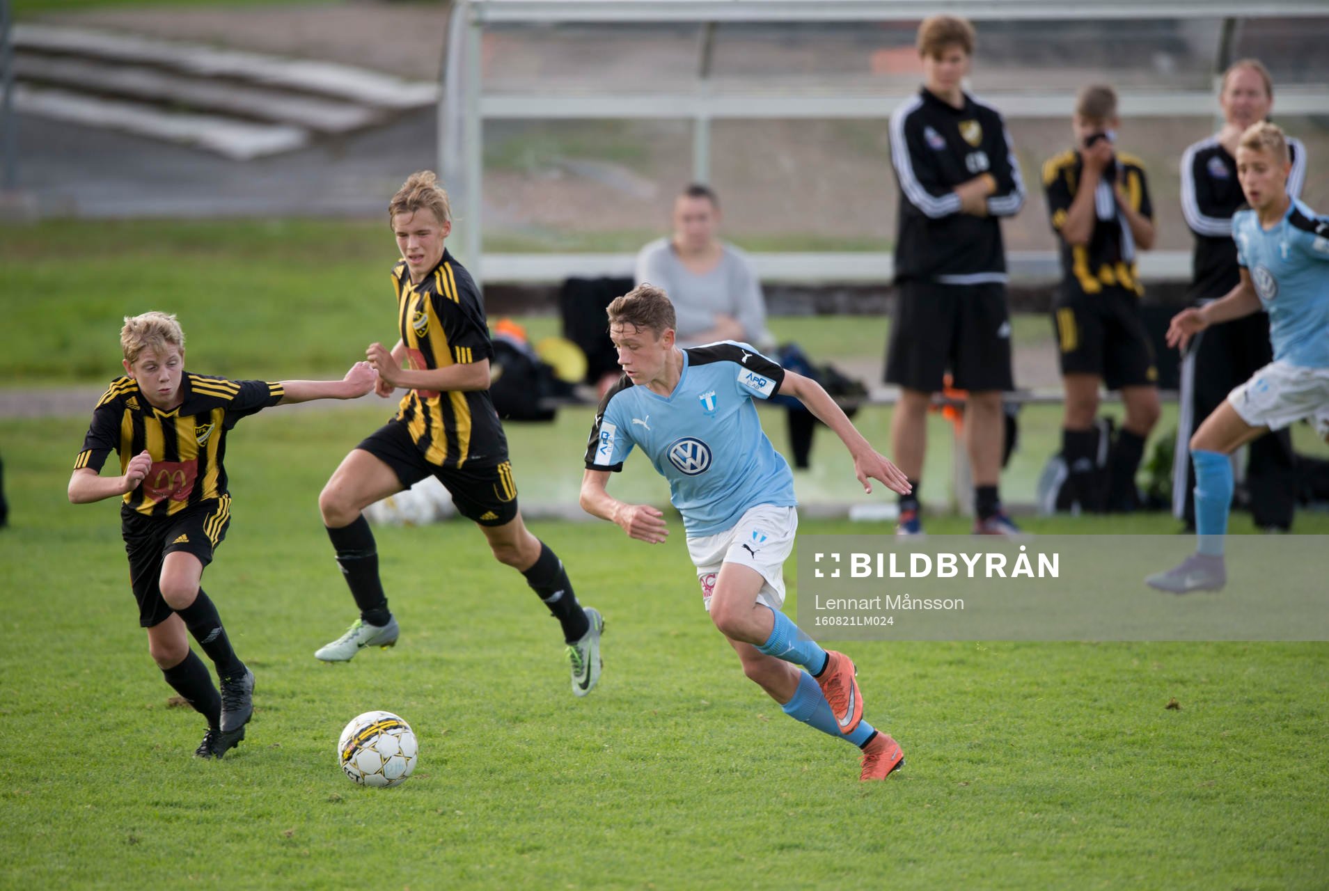 i matchen för pojkar födda 2000 mellan IFK Hässleholm