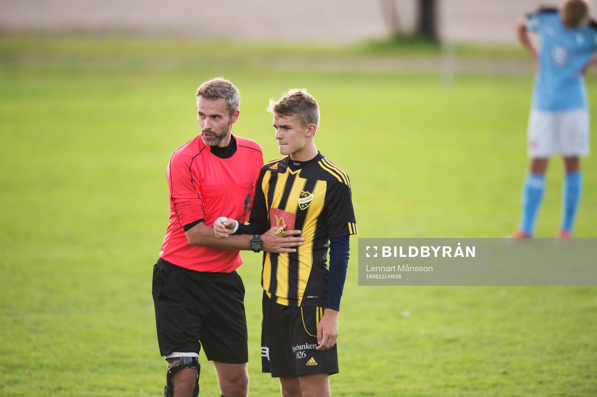 i matchen för pojkar födda 2000 mellan IFK Hässleholm