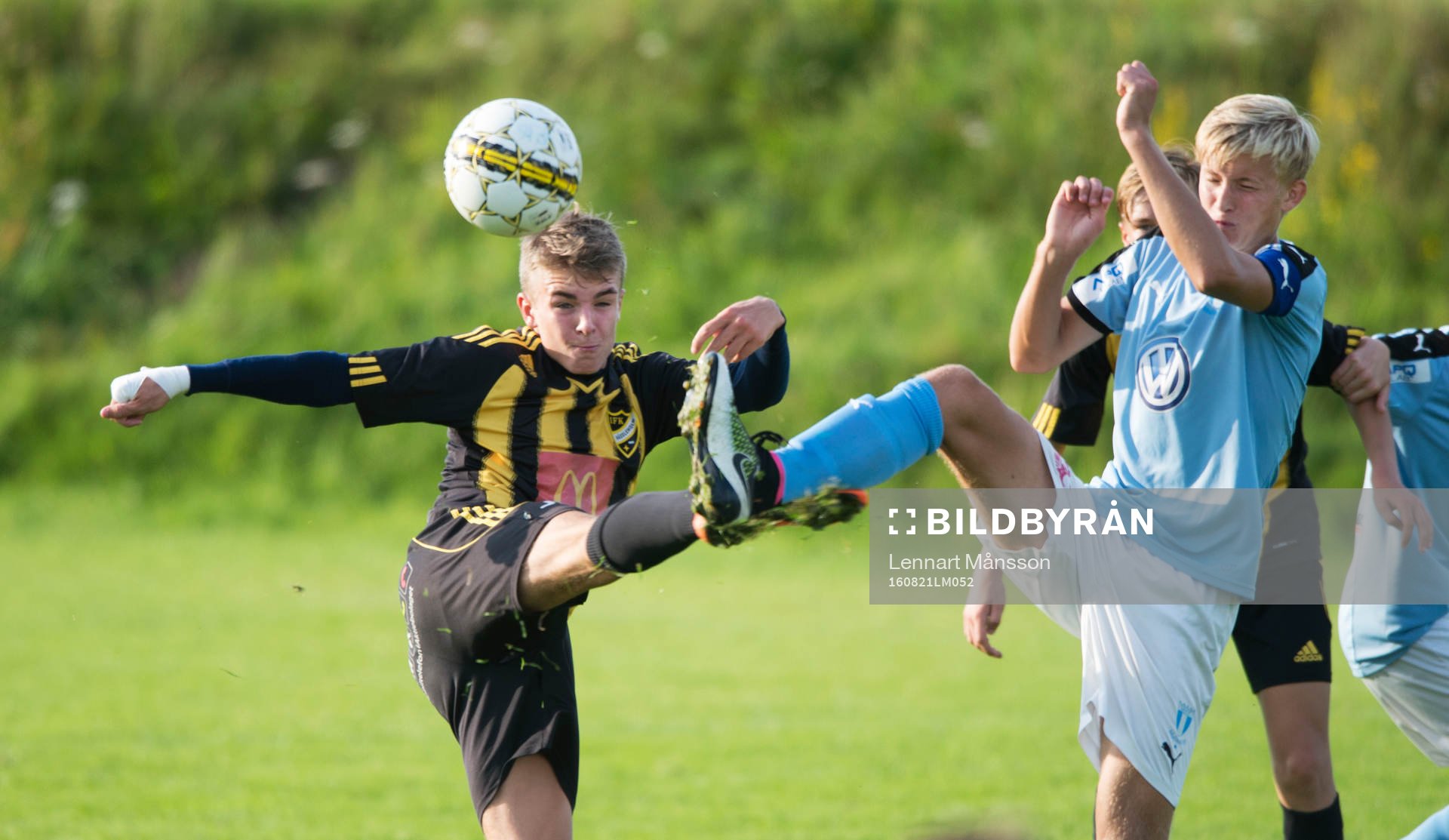 IFK Hässleholms Elliot Nilsson i matchen för pojkar
